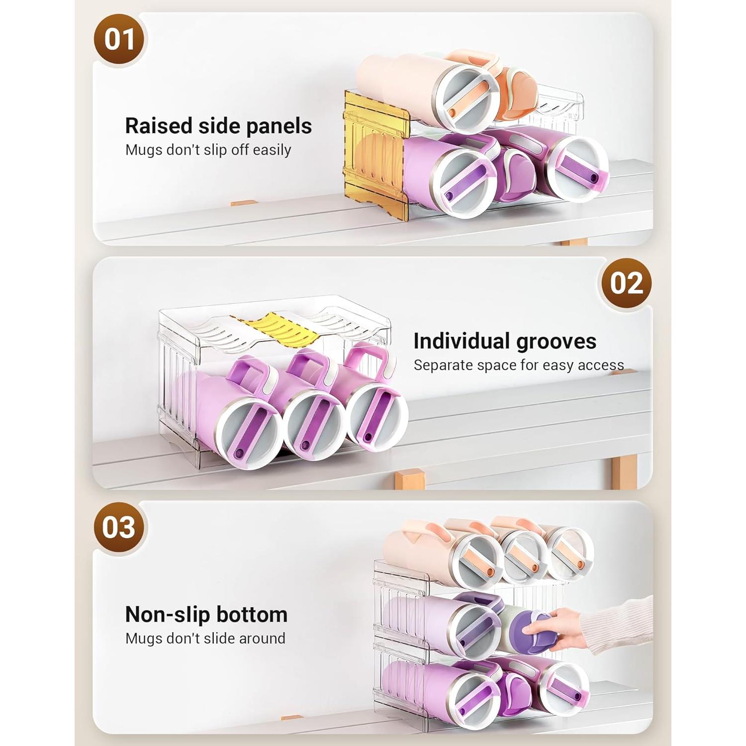 Organizador de Botellas Gracenal para Taza Stanley 12 Botellas