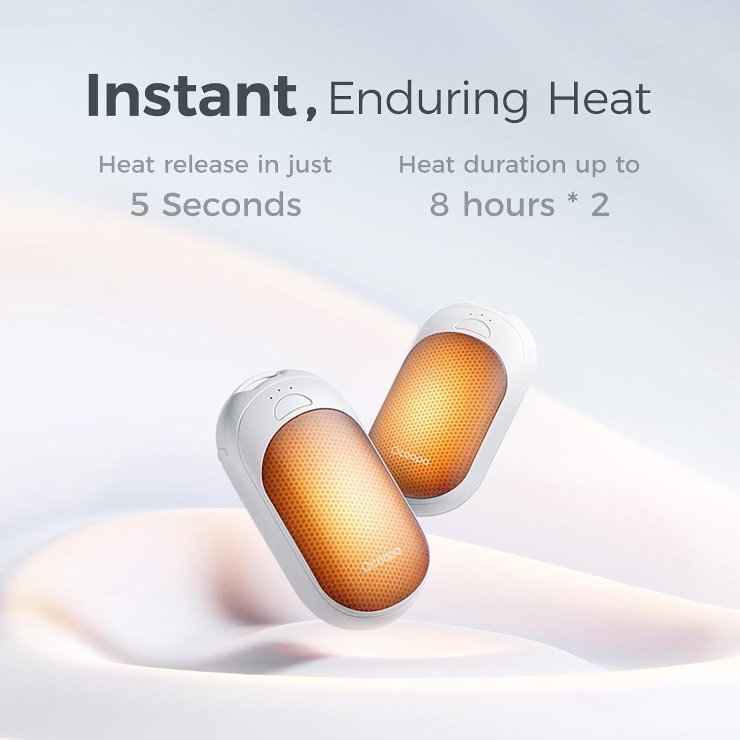 Calentadores de Manos OCOOPA UT3 Lite Recargables Rosa