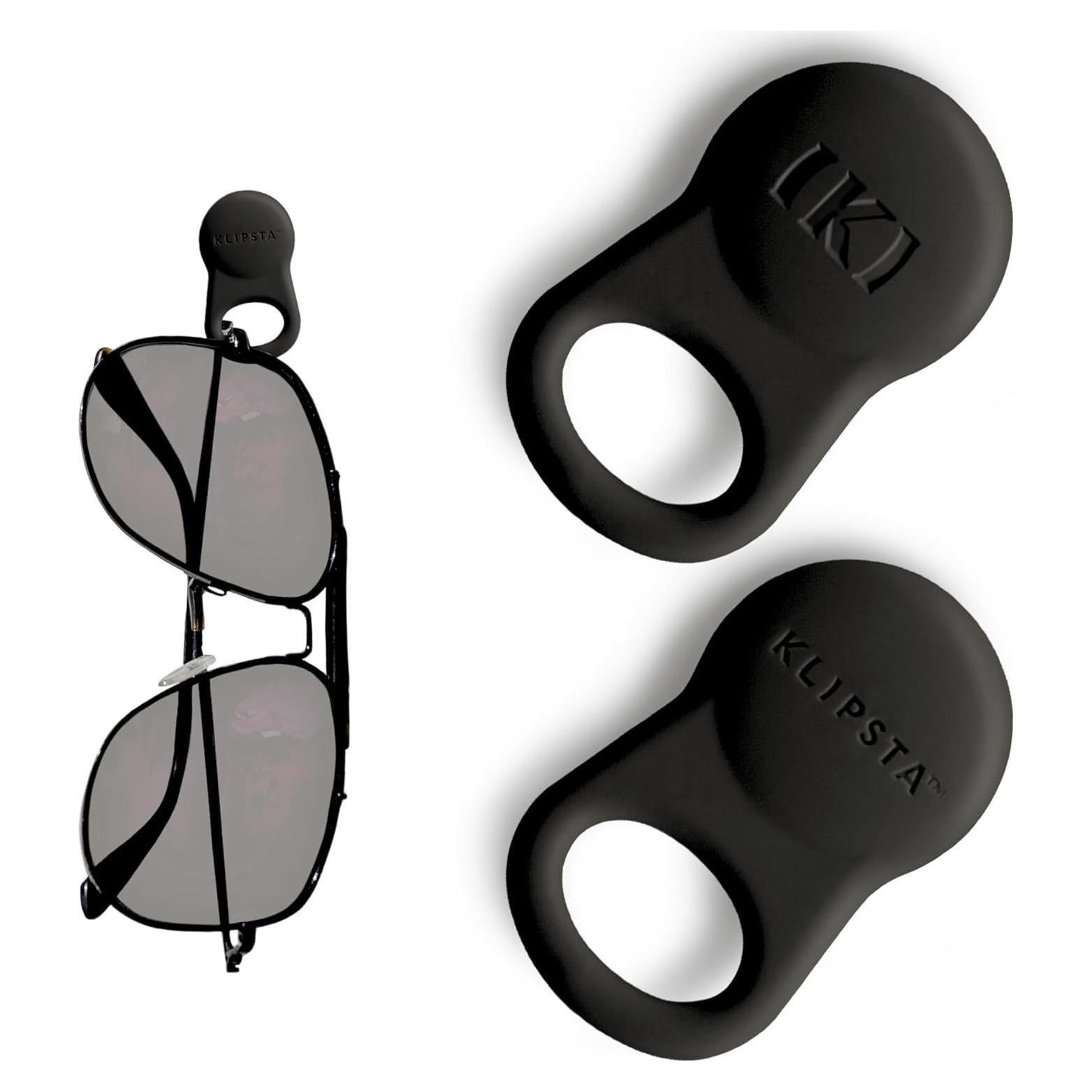 SPEX Clips para Gafas - Soporte Magnético Negro (2 Pzs)