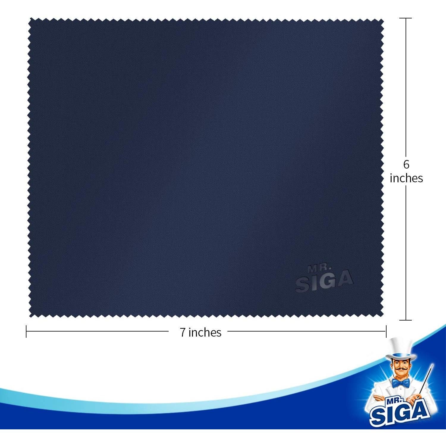 Paños de Microfibra MR.SIGA para Lentes y Pantallas - 6 Pzs