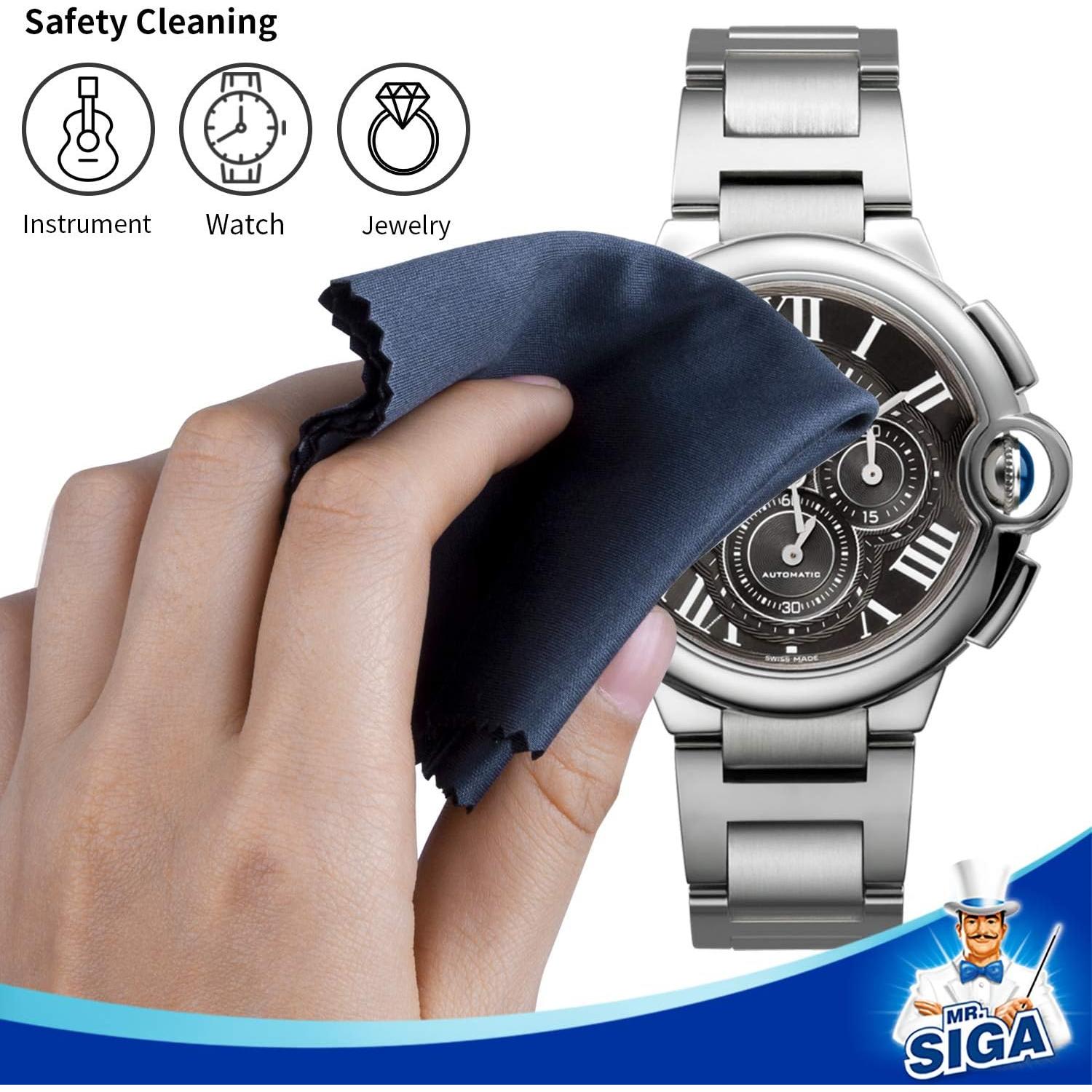 Paños de Microfibra MR.SIGA para Lentes y Pantallas - 6 Pzs