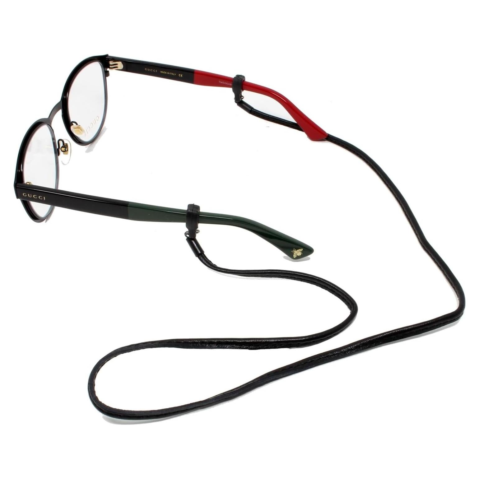 Retenedor de Gafas Peeper Keepers de Cuero Negro Unisex 66cm