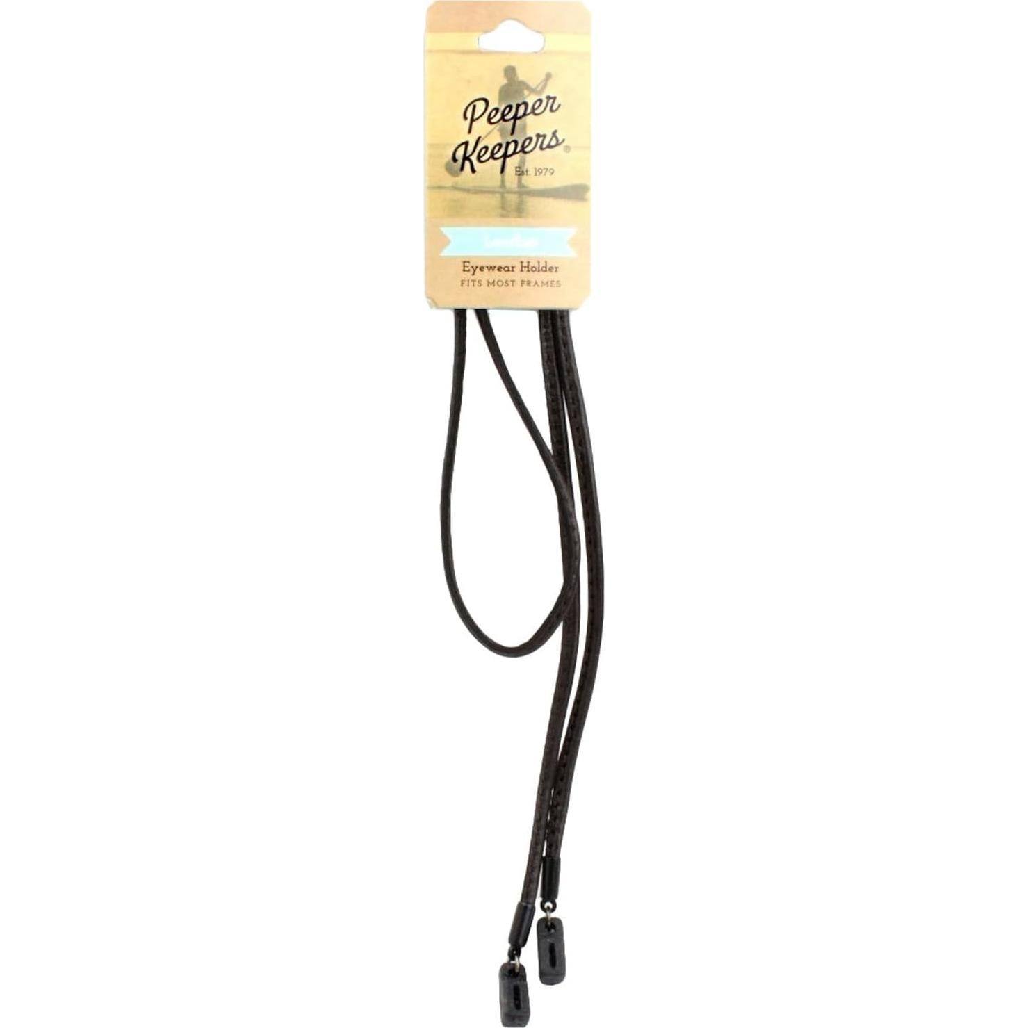 Retenedor de Gafas Peeper Keepers de Cuero Negro Unisex 66cm