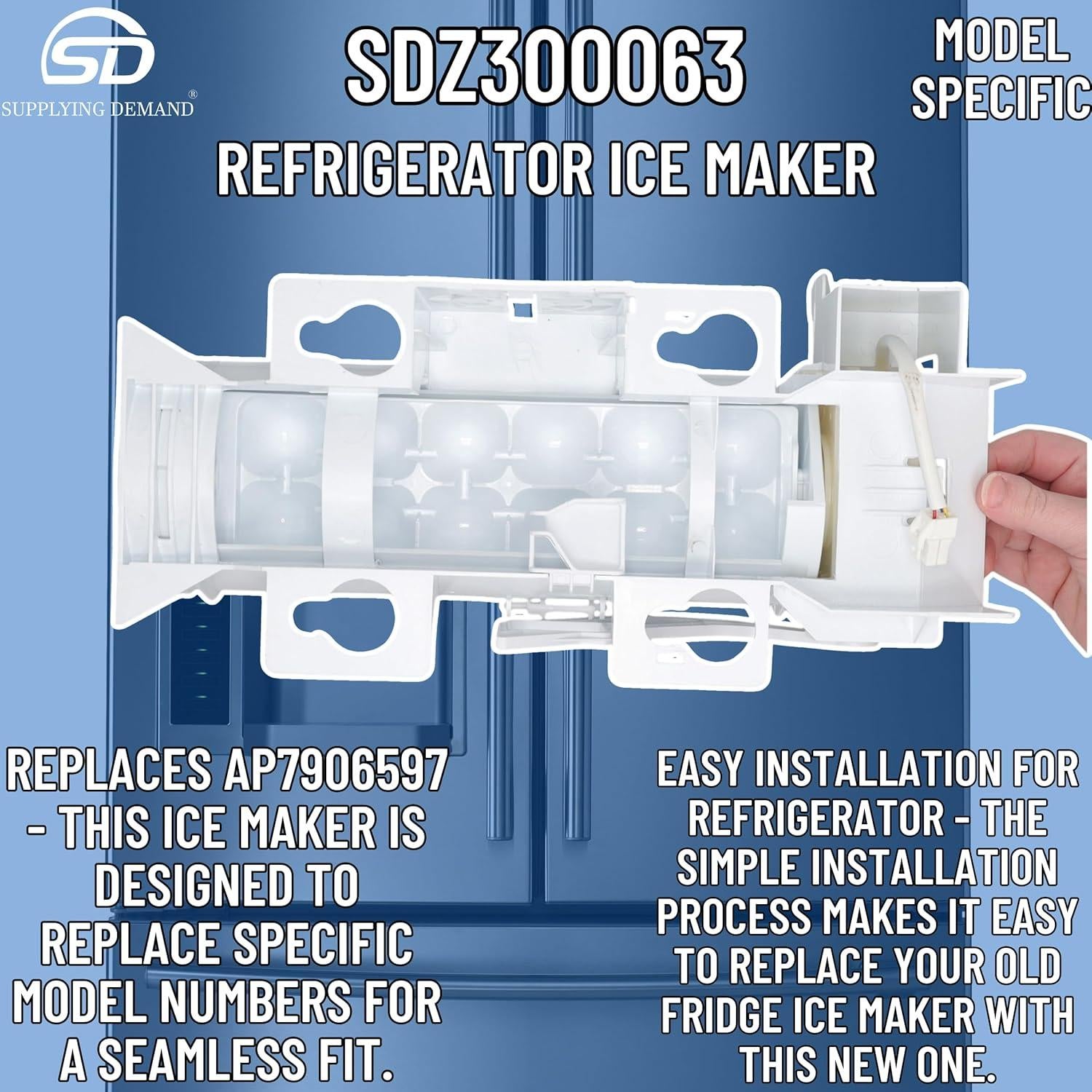 Fabricador de Hielo Suministro de Demanda Z300063 40x20 cm