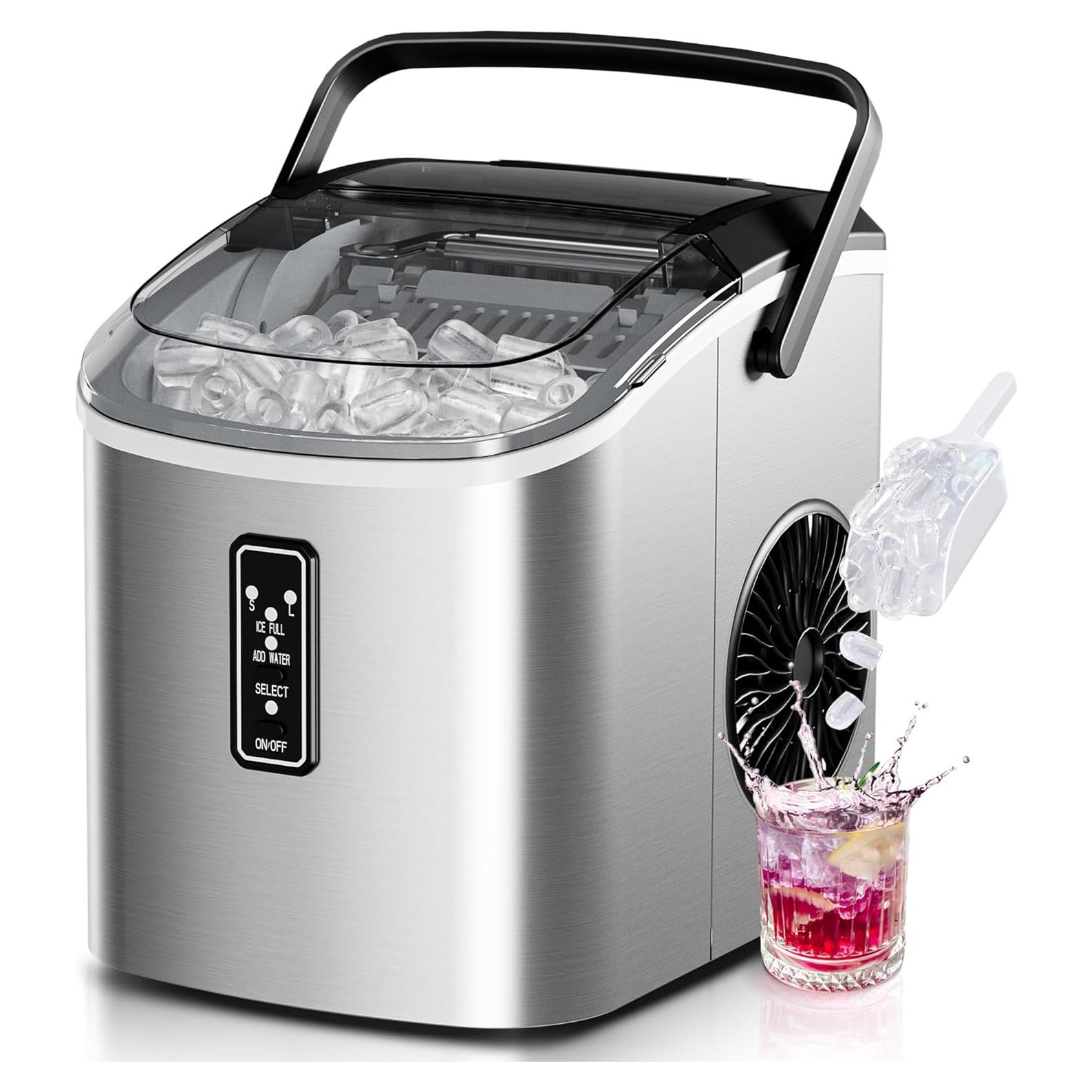 Máquina de Hielo EUHOMY IM-01X 9 Cubos en 6 Minutos