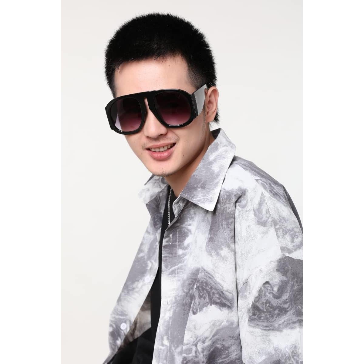 Gafas de Sol Retro FEISEDY Aviador Oversized UV400