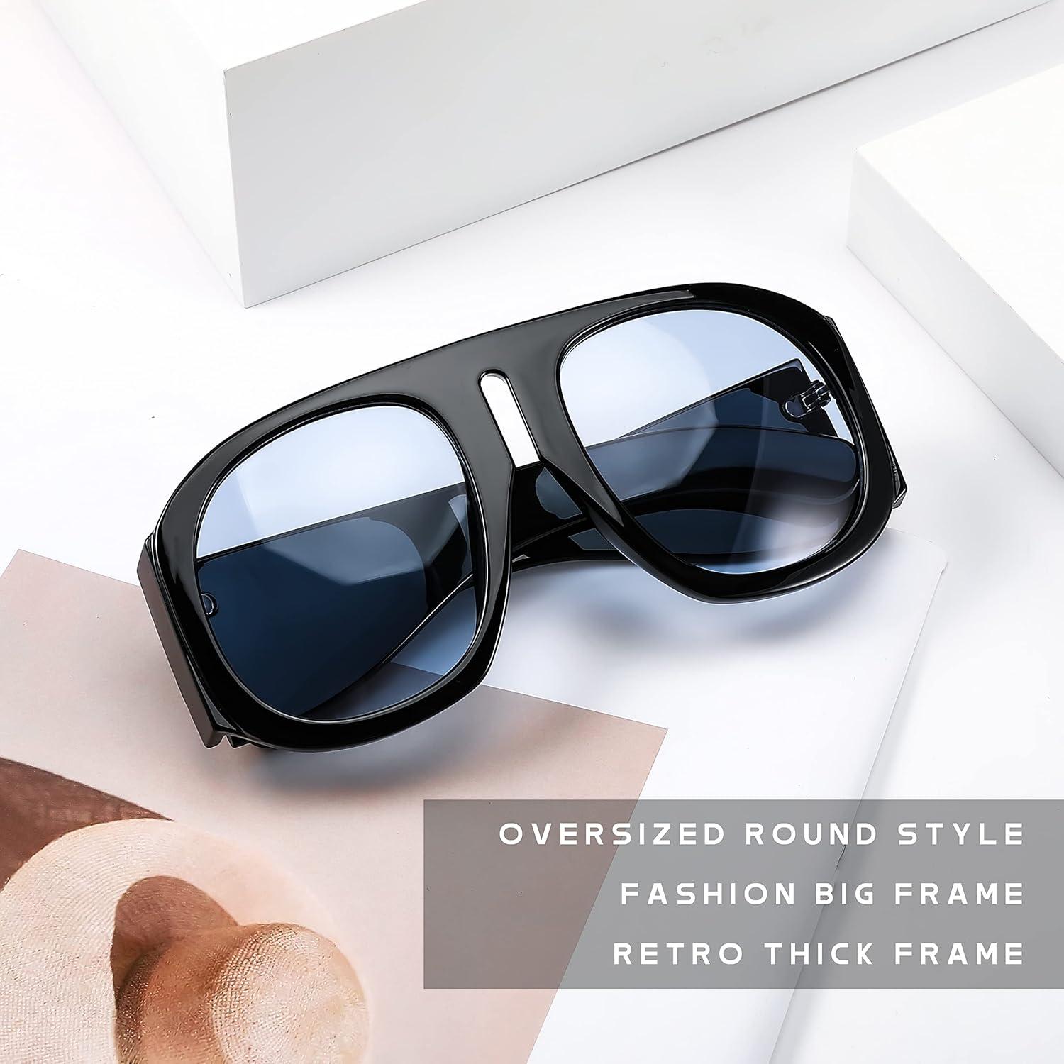 Gafas de Sol Retro FEISEDY Aviador Oversized UV400