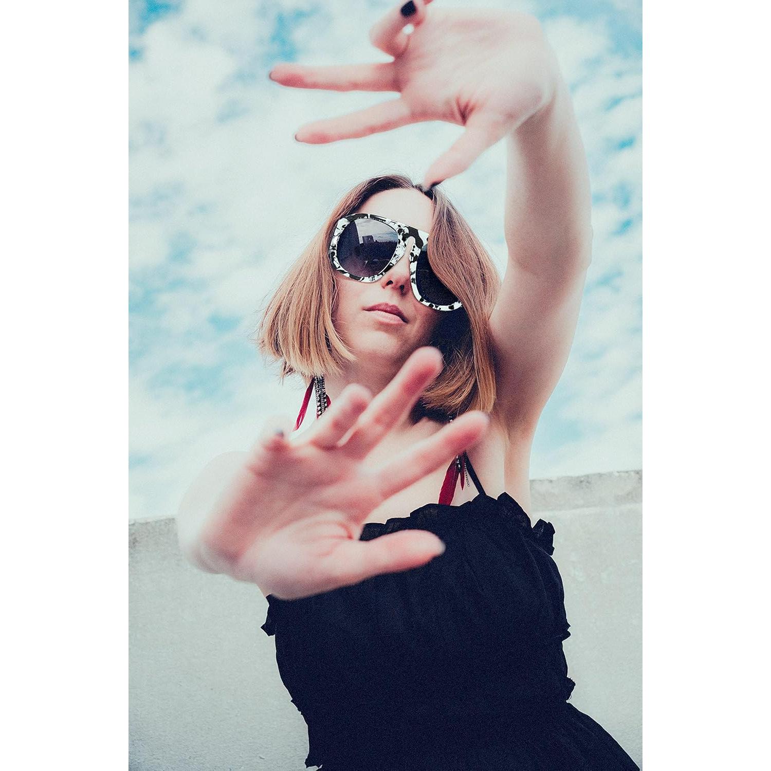 Gafas de sol retro FEISEDY B2745 UV400 unisex estilo vintage