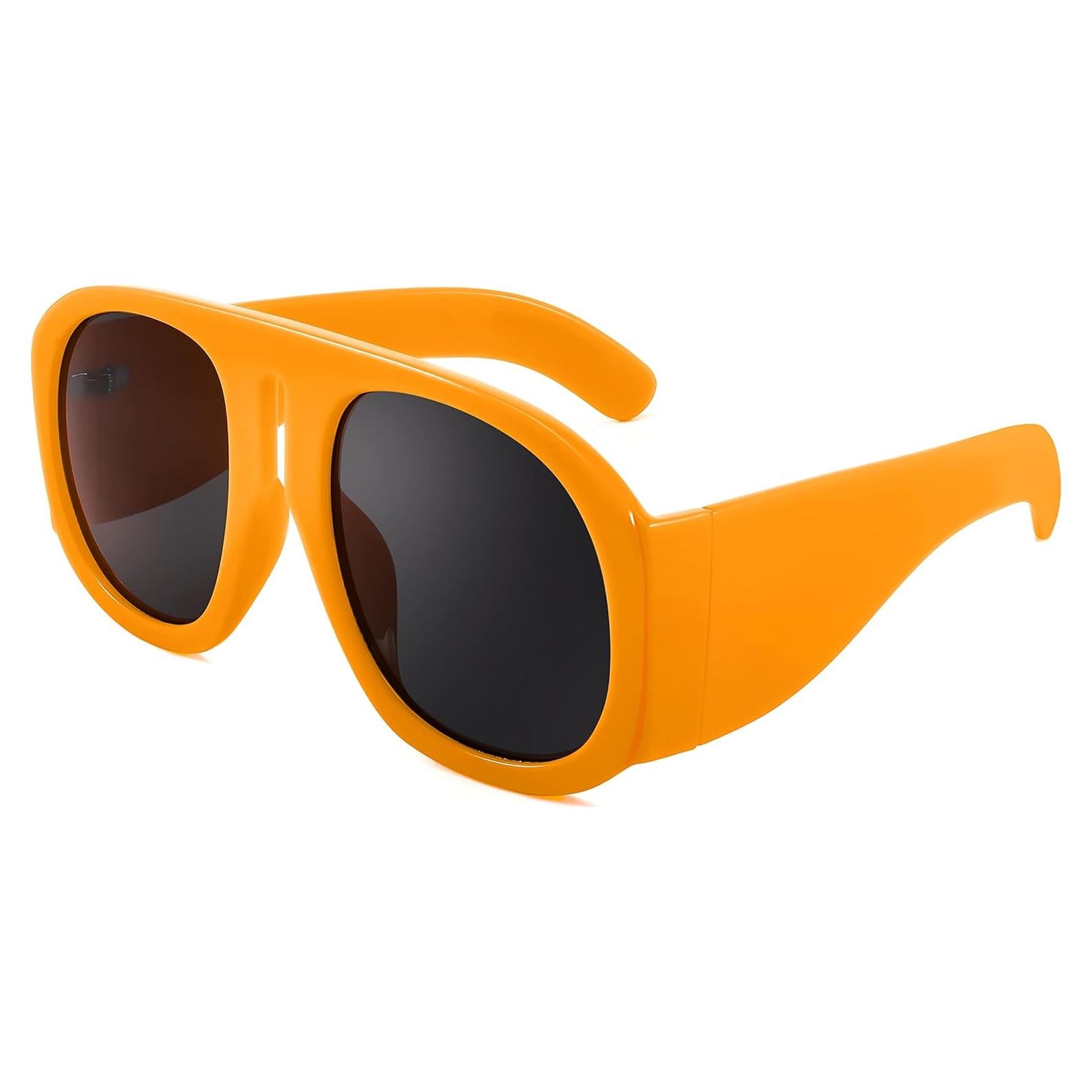 Gafas de Sol Retro FEISEDY Aviador Unisex 55mm UV400