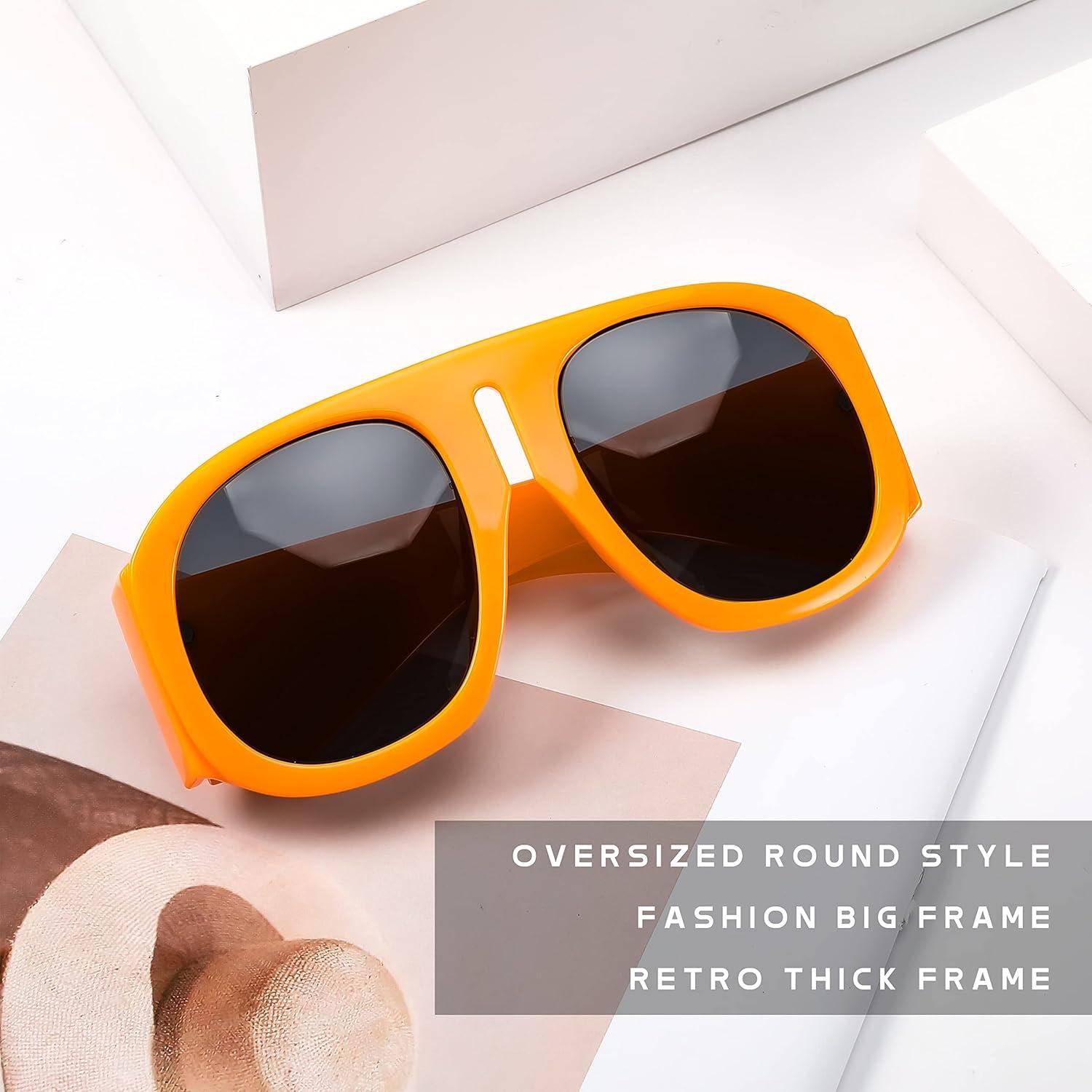 Gafas de Sol Retro FEISEDY Aviador Unisex 55mm UV400