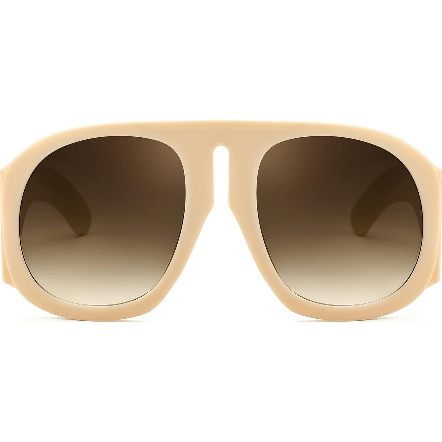 Gafas de Sol Retro FEISEDY Aviador Oversized UV400