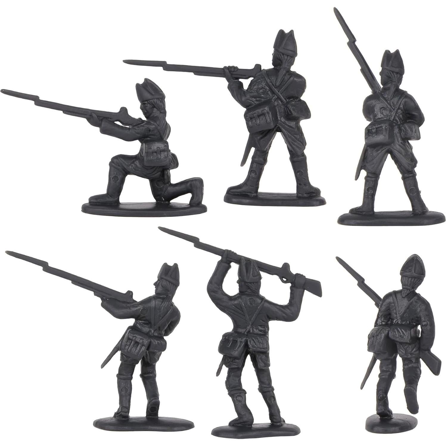 Set de Figuras de Soldados BMC Guerra Revolucionaria Trenton 37 Piezas