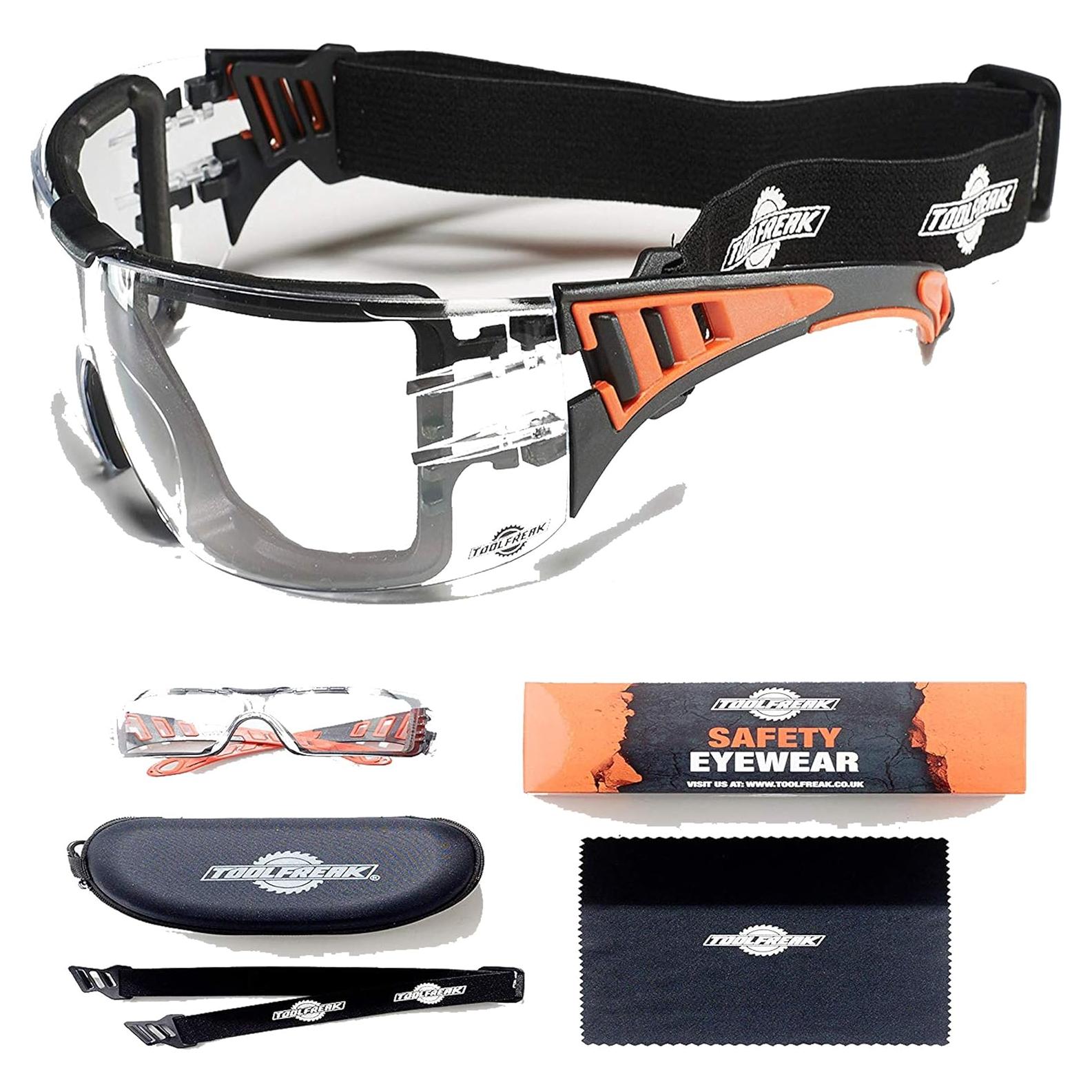 Gafas de Seguridad ToolFreak Rip Out - Lente Transparente UV 100%