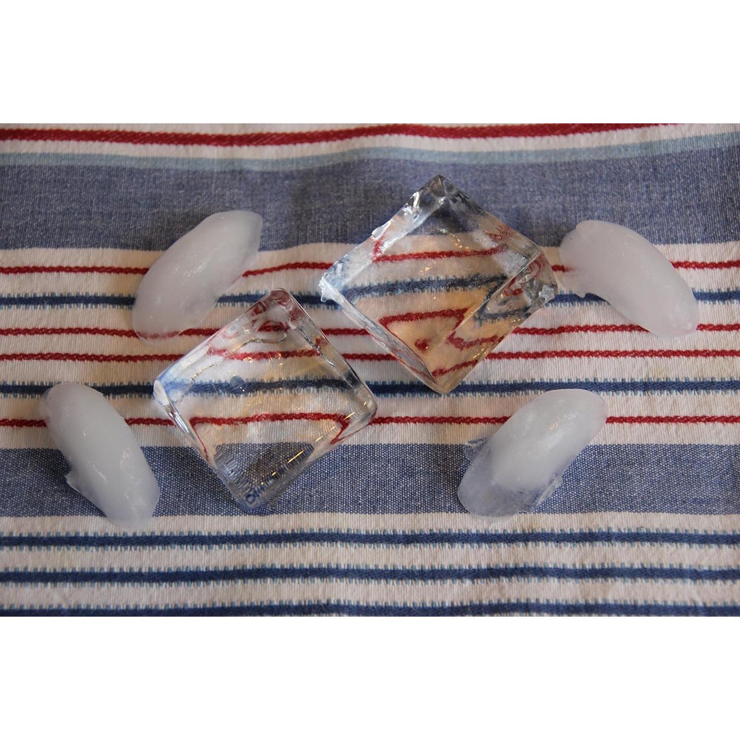 Bandeja de Hielo Transparente ClearlyFrozen 10 Cubos 5 cm