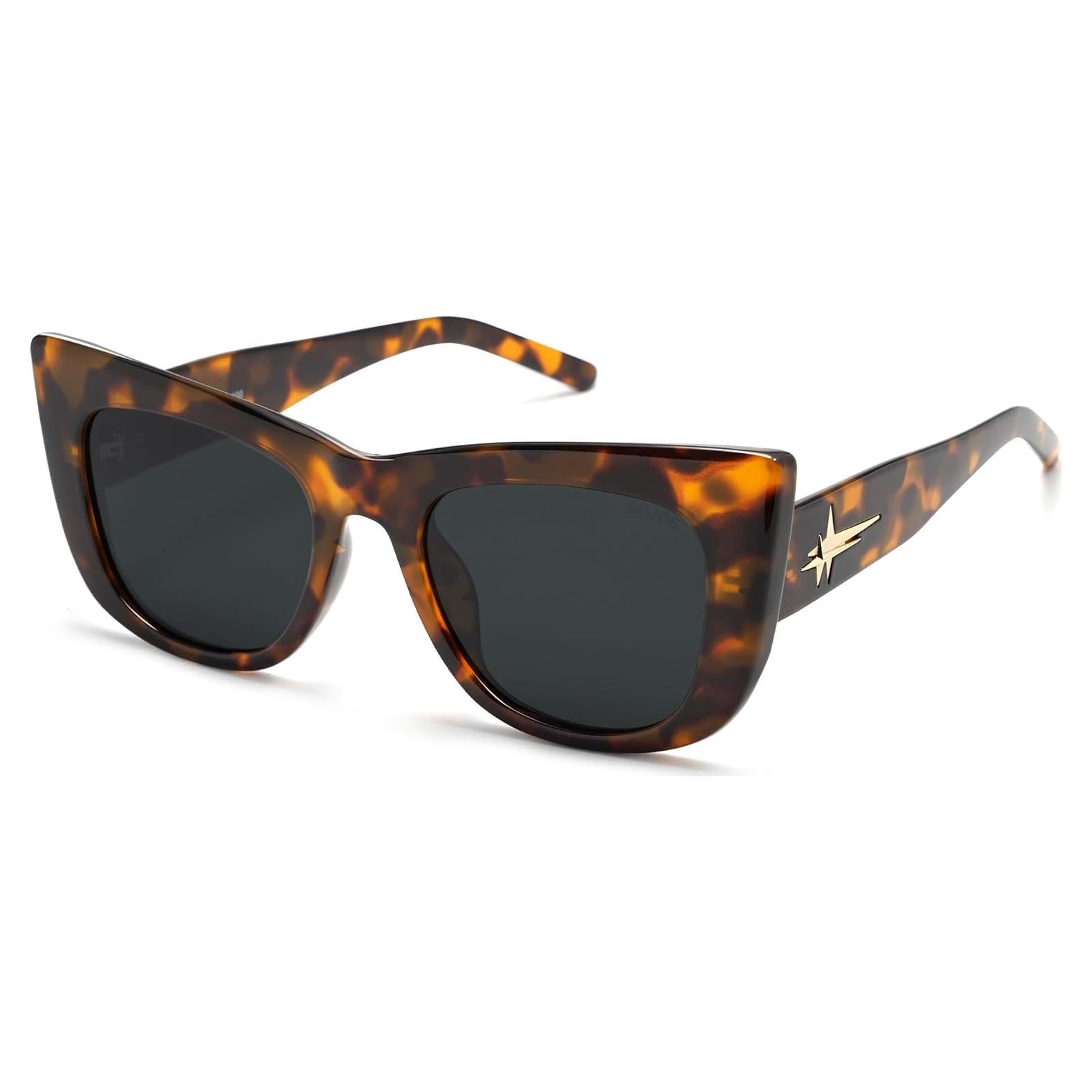 Gafas de sol Cat Eye SOJOS polarizadas UV400 para mujeres