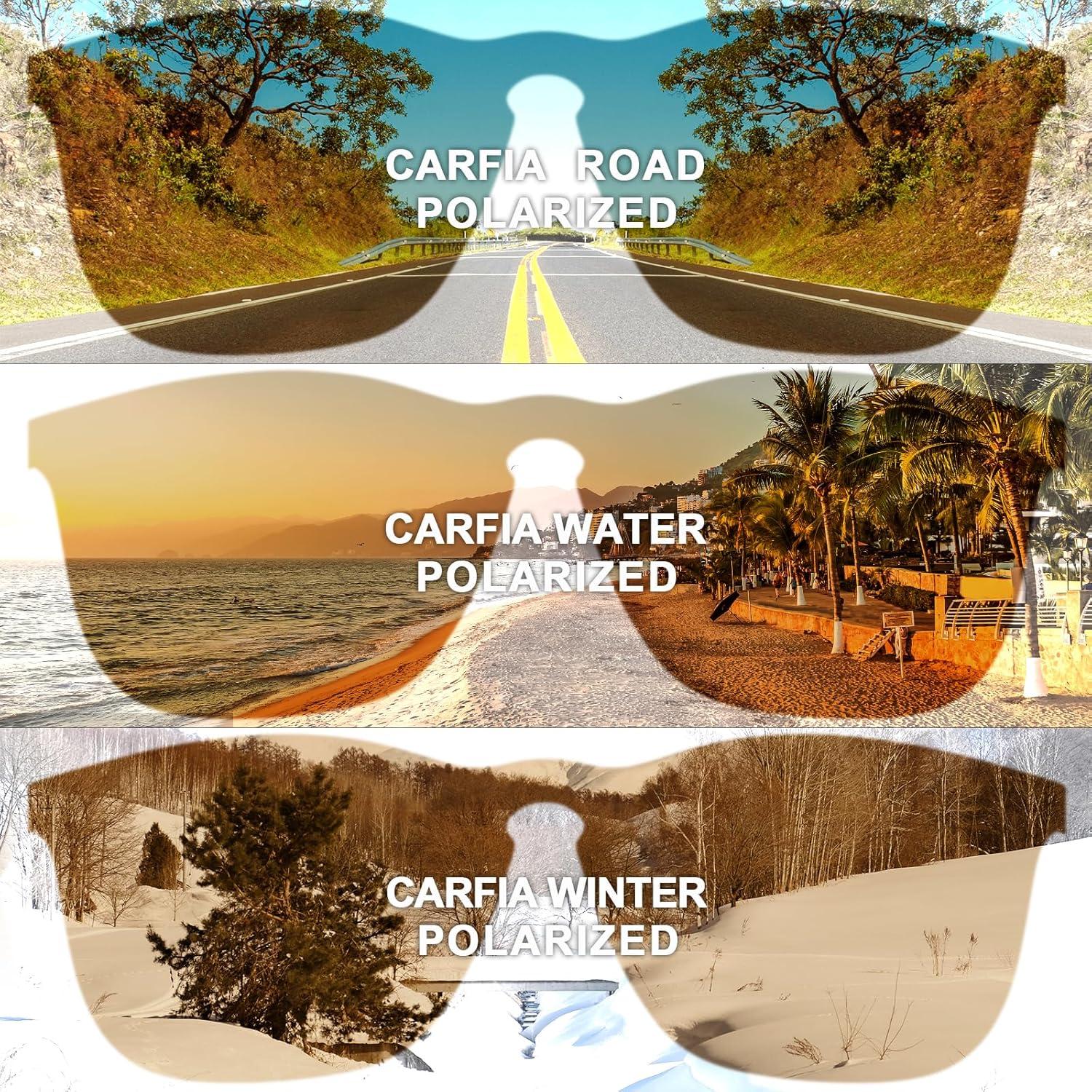 Gafas de sol polarizadas CARFIA UV400 para hombres y mujeres