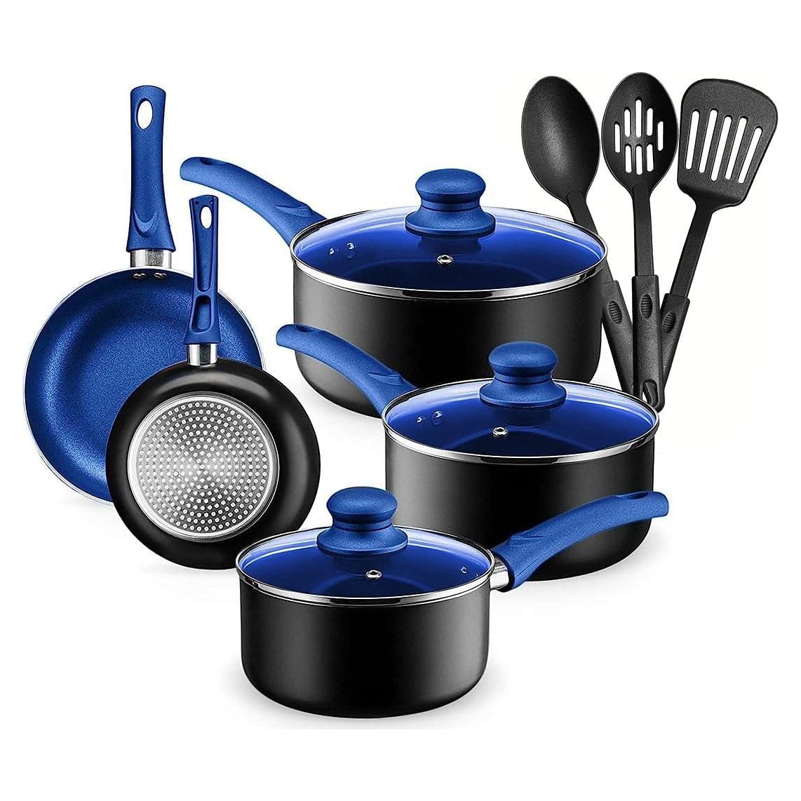 Juego de Ollas y Sartenes Chef's Star 11 Piezas Antiadherentes