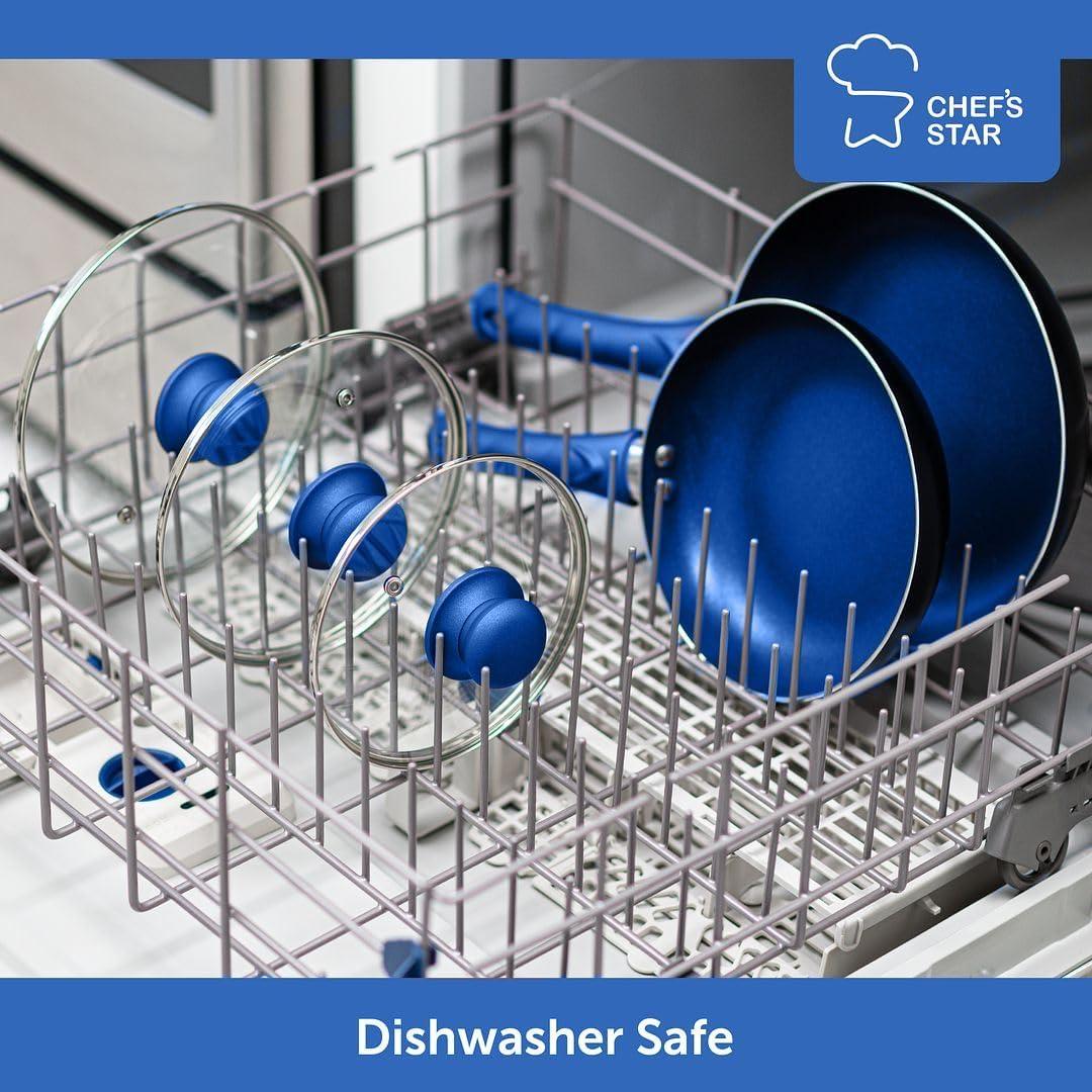 Juego de Ollas y Sartenes Chef's Star 11 Piezas Antiadherentes