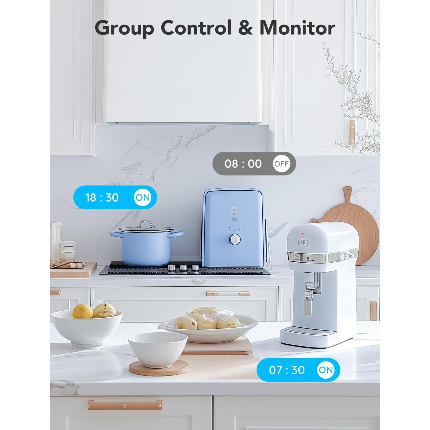 Enchufe Inteligente Govee 15A con Monitoreo de Energía