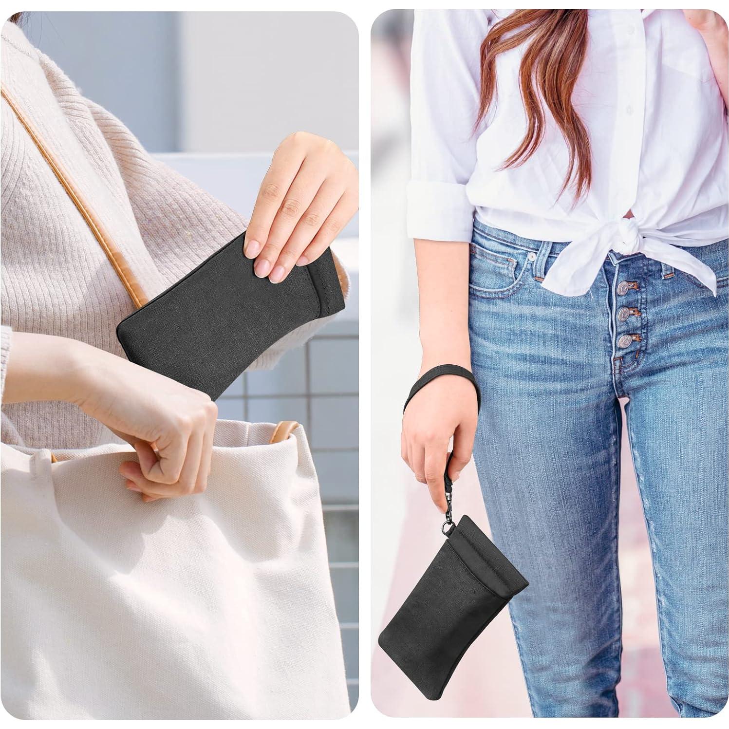 Funda Doble para Gafas Fintie Negra con Correa y Microfibra