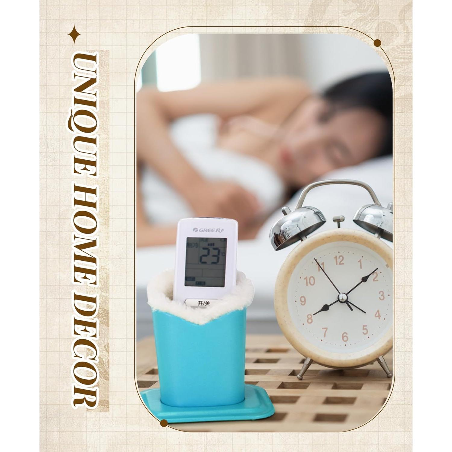 Soporte de Gafas Weewooday 6 Piezas Cuero y Felpa