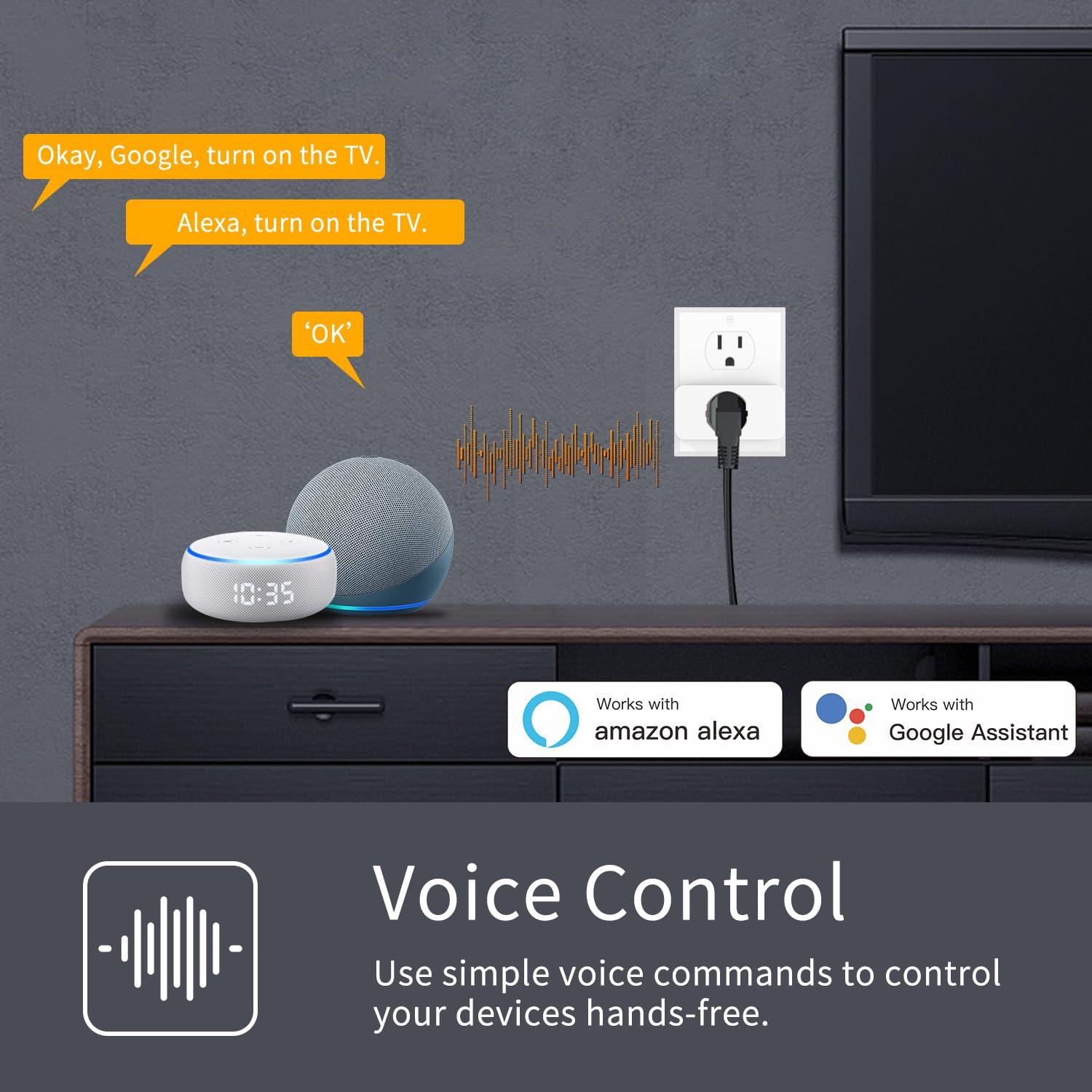 Enchufe Inteligente XFOX Mini 4 Pack con Monitoreo Energía