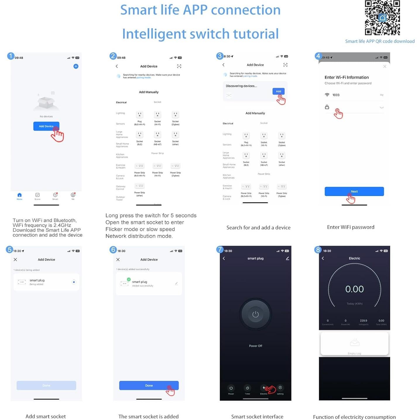 Enchufe Inteligente XFOX Mini 4 Pack con Monitoreo Energía