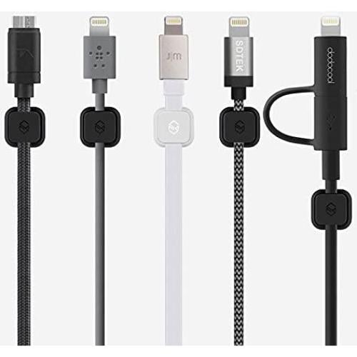 Clip Magnético para Cables Sinjimoru 3 Piezas Negro