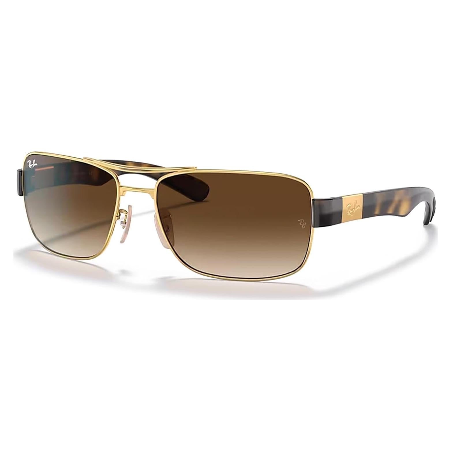 Gafas de sol Ray-Ban RB3522 doradas con lentes degradadas