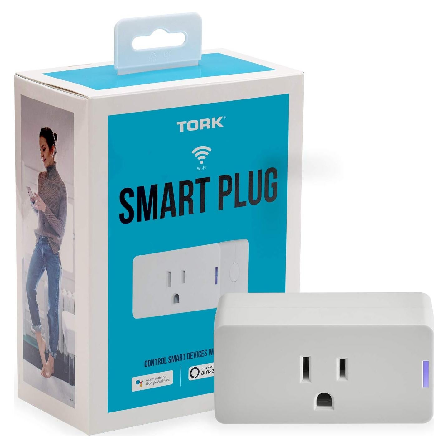 Enchufe Inteligente TORK WFIP1 Wi-Fi 3 Patas Control Voz