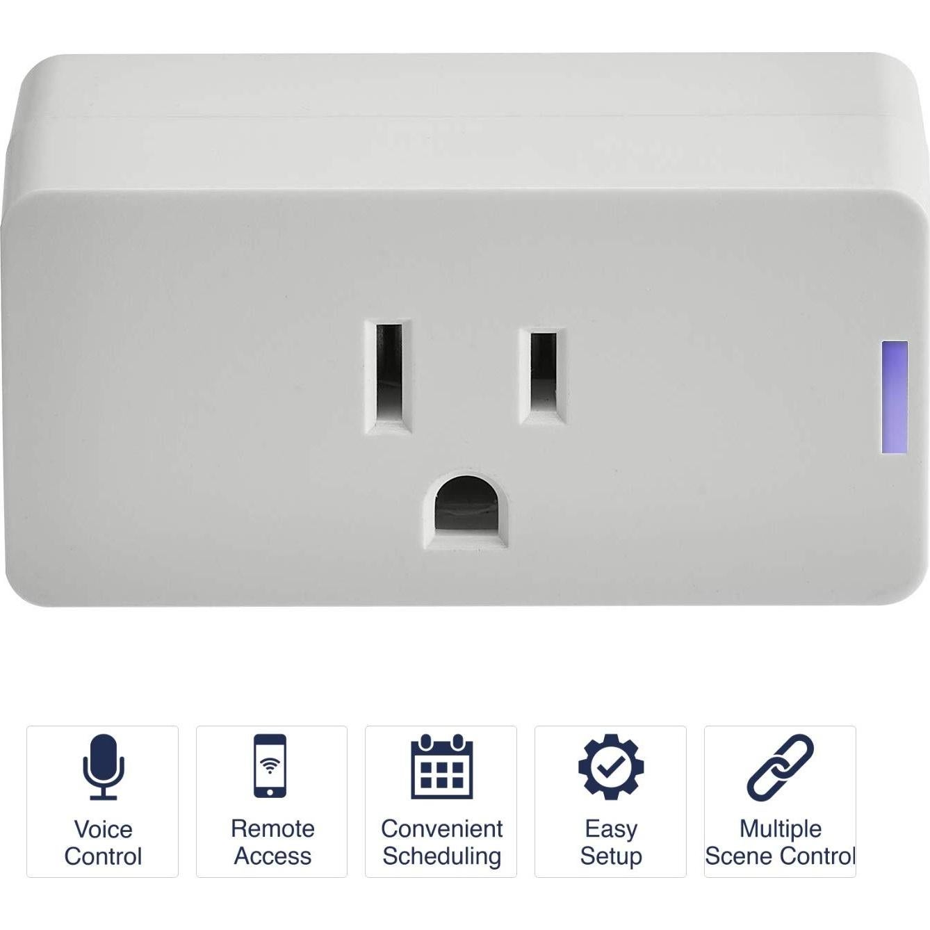 Enchufe Inteligente TORK WFIP1 Wi-Fi 3 Patas Control Voz