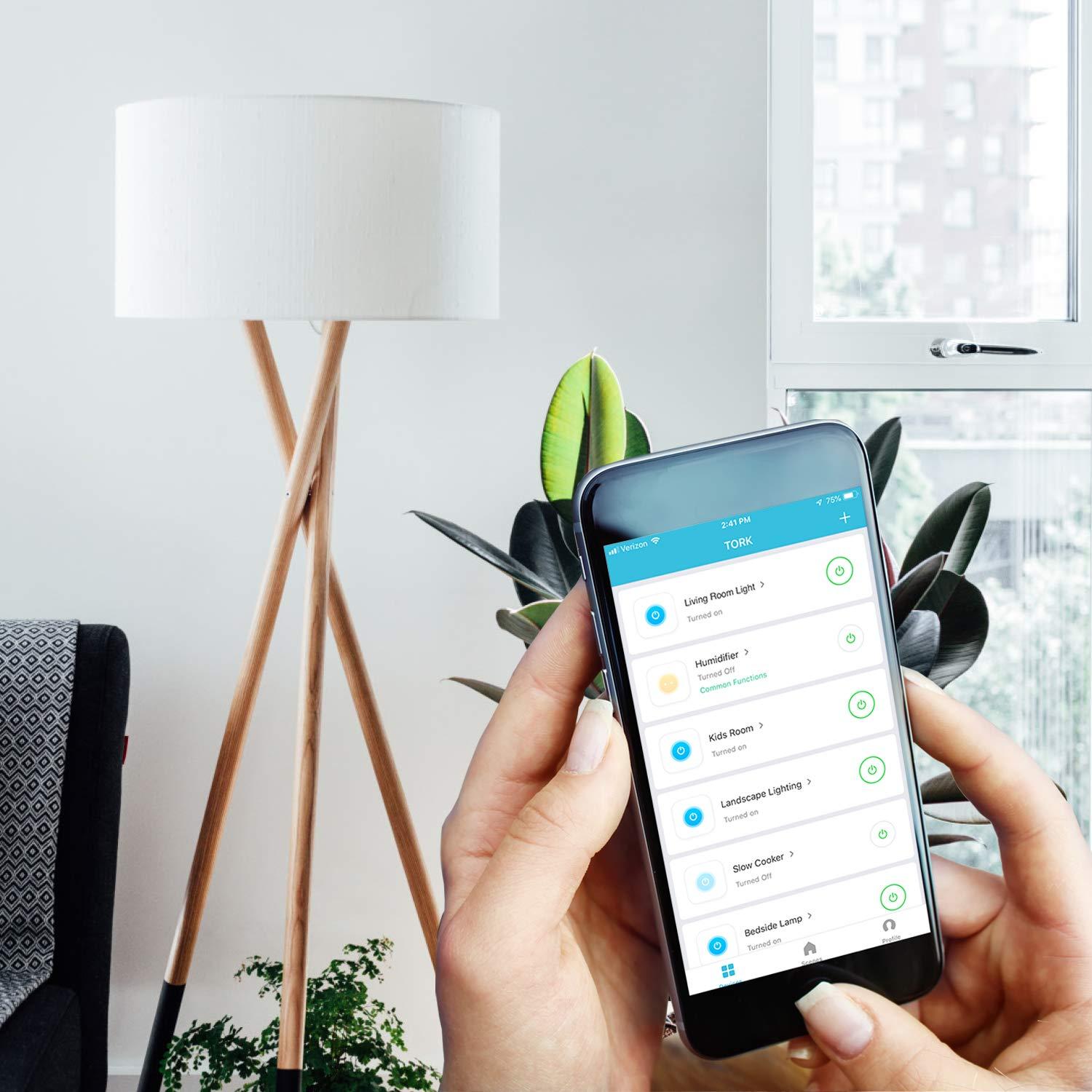 Enchufe Inteligente TORK WFIP1 Wi-Fi 3 Patas Control Voz