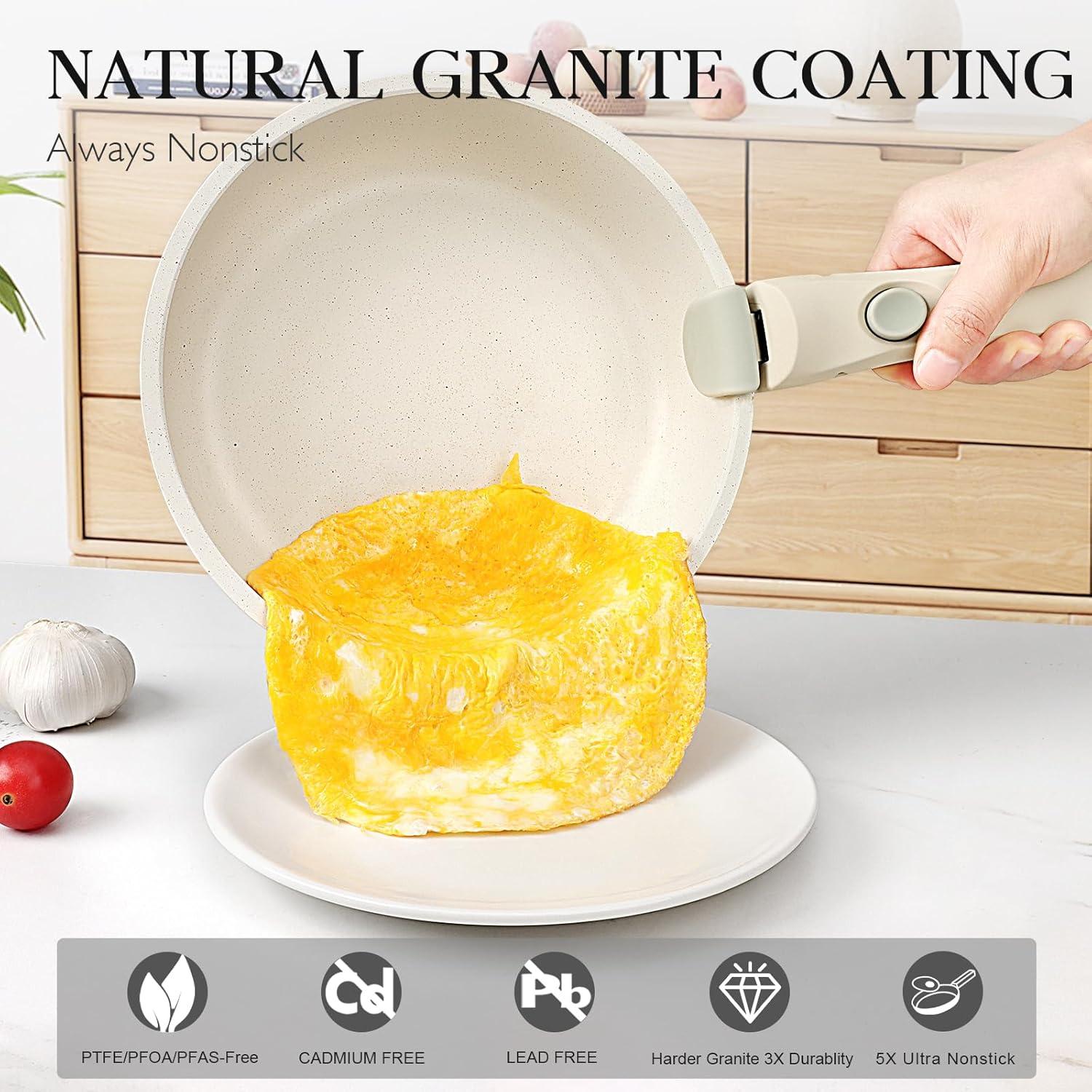 Conjunto de Ollas y Sartenes GiPP 5 Piezas Antiadherente