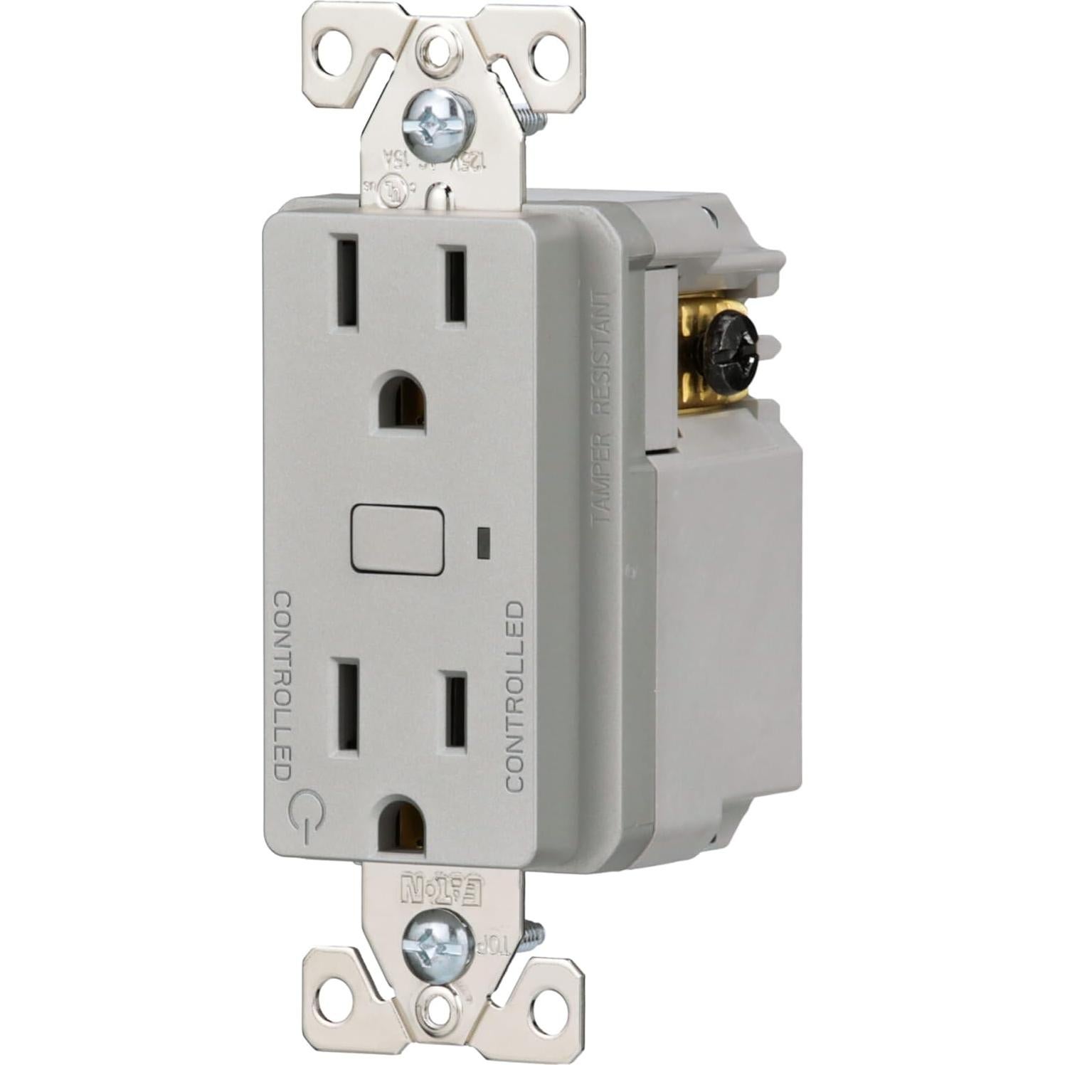 Enchufe Inteligente Wi-Fi Eaton EWFTRCR15 Granito Plateado