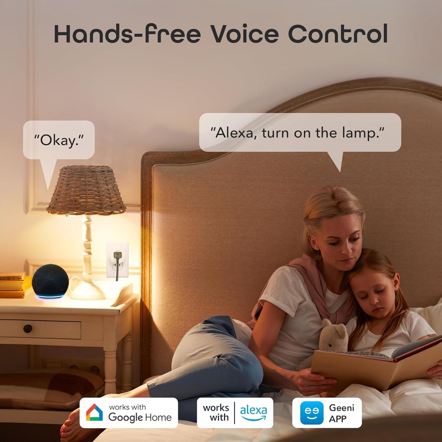 Enchufe Inteligente Geeni Dot Wi-Fi 2.4GHz Control Voz