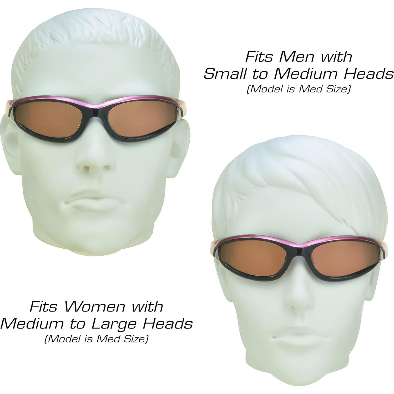 Gafas de Motocicleta Bikershades Angel Rosa para Mujeres con Acolchado de Espuma