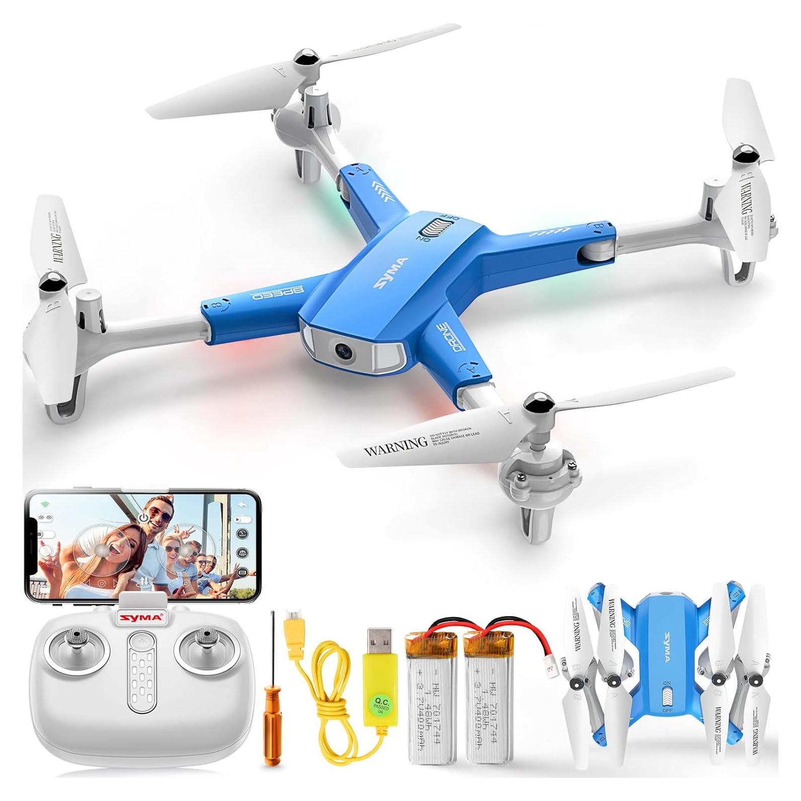 Drone SYMA EX800W con cámara 1080P y 2 baterías