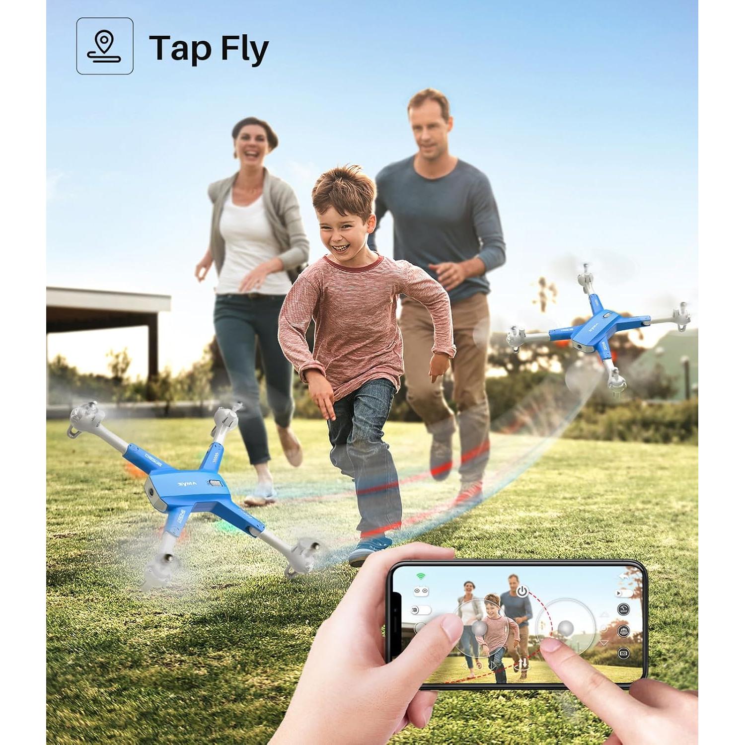 Drone SYMA EX800W con cámara 1080P y 2 baterías