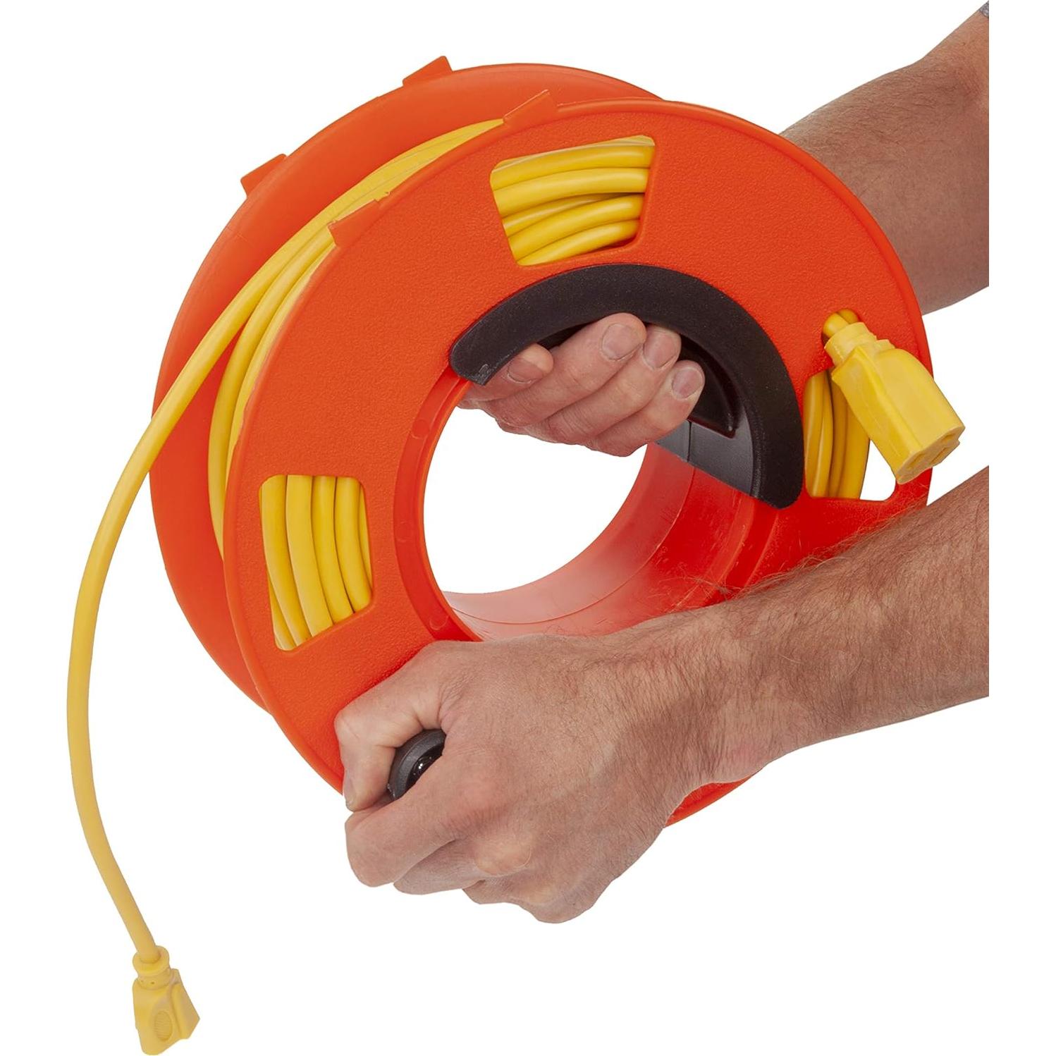 Carrete de Almacenamiento de Cables BAYCO KW-110 Naranja 27,94 cm