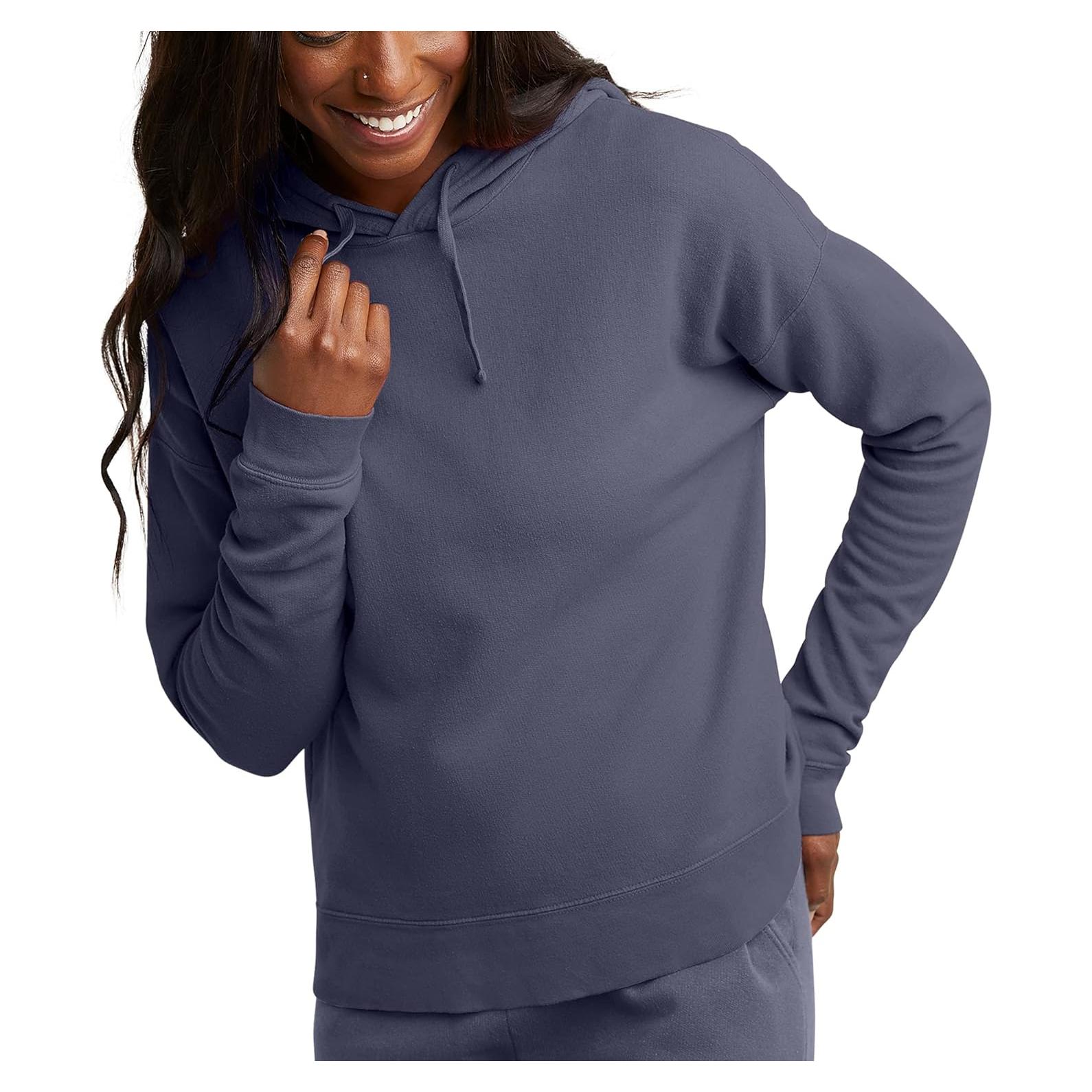 Sudadera con capucha Hanes para mujer, felpa cómoda