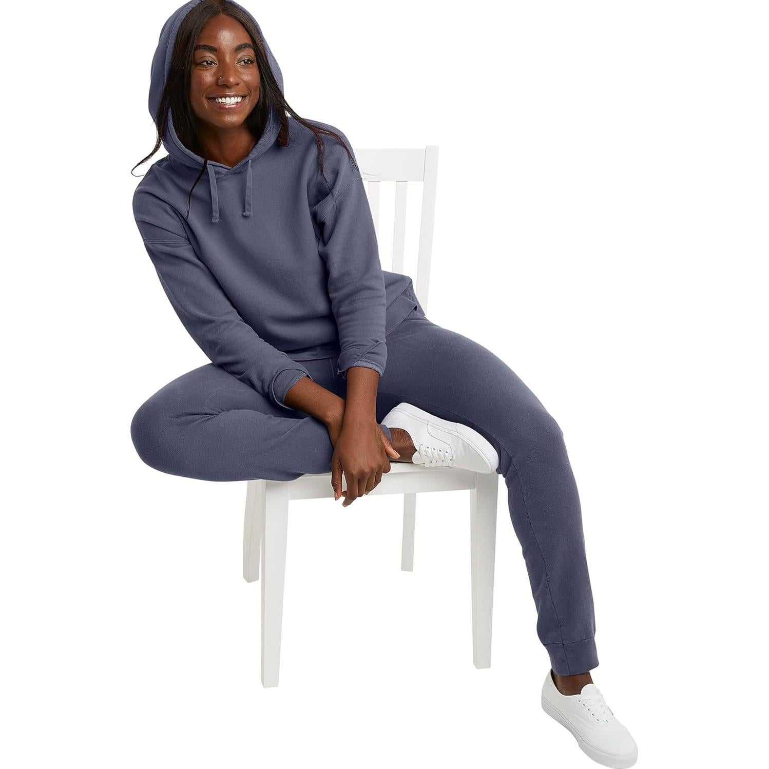 Sudadera con capucha Hanes para mujer, felpa cómoda