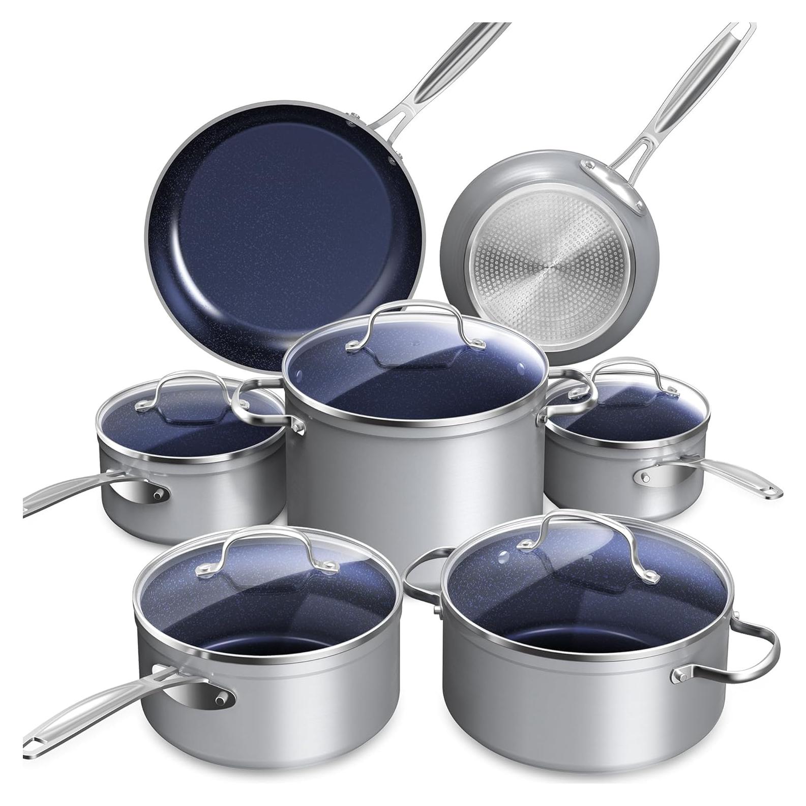 Juego de Utensilios de Cocina Nuwave 12 Piezas Cerámica Antiadherente