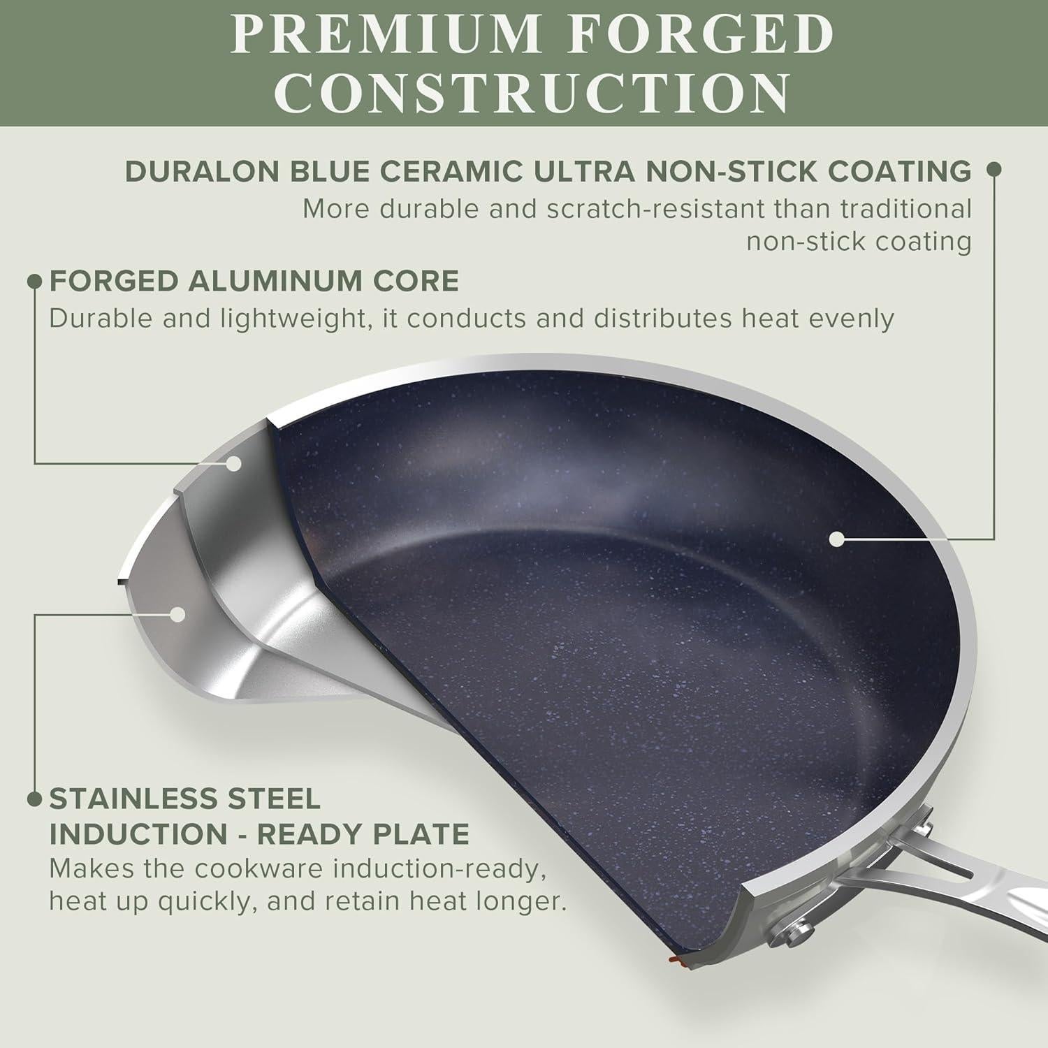 Juego de Utensilios de Cocina Nuwave 12 Piezas Cerámica Antiadherente