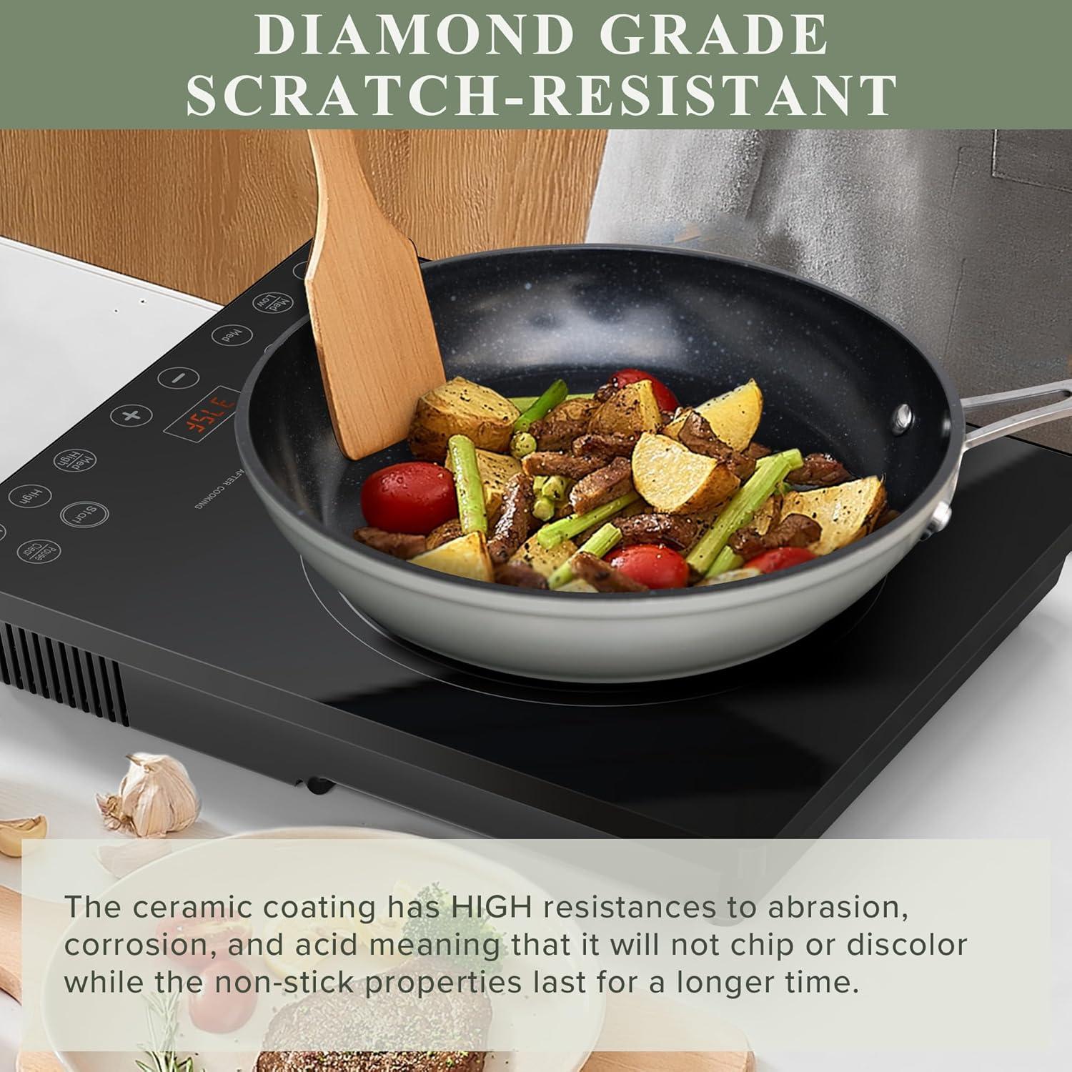 Juego de Utensilios de Cocina Nuwave 12 Piezas Cerámica Antiadherente