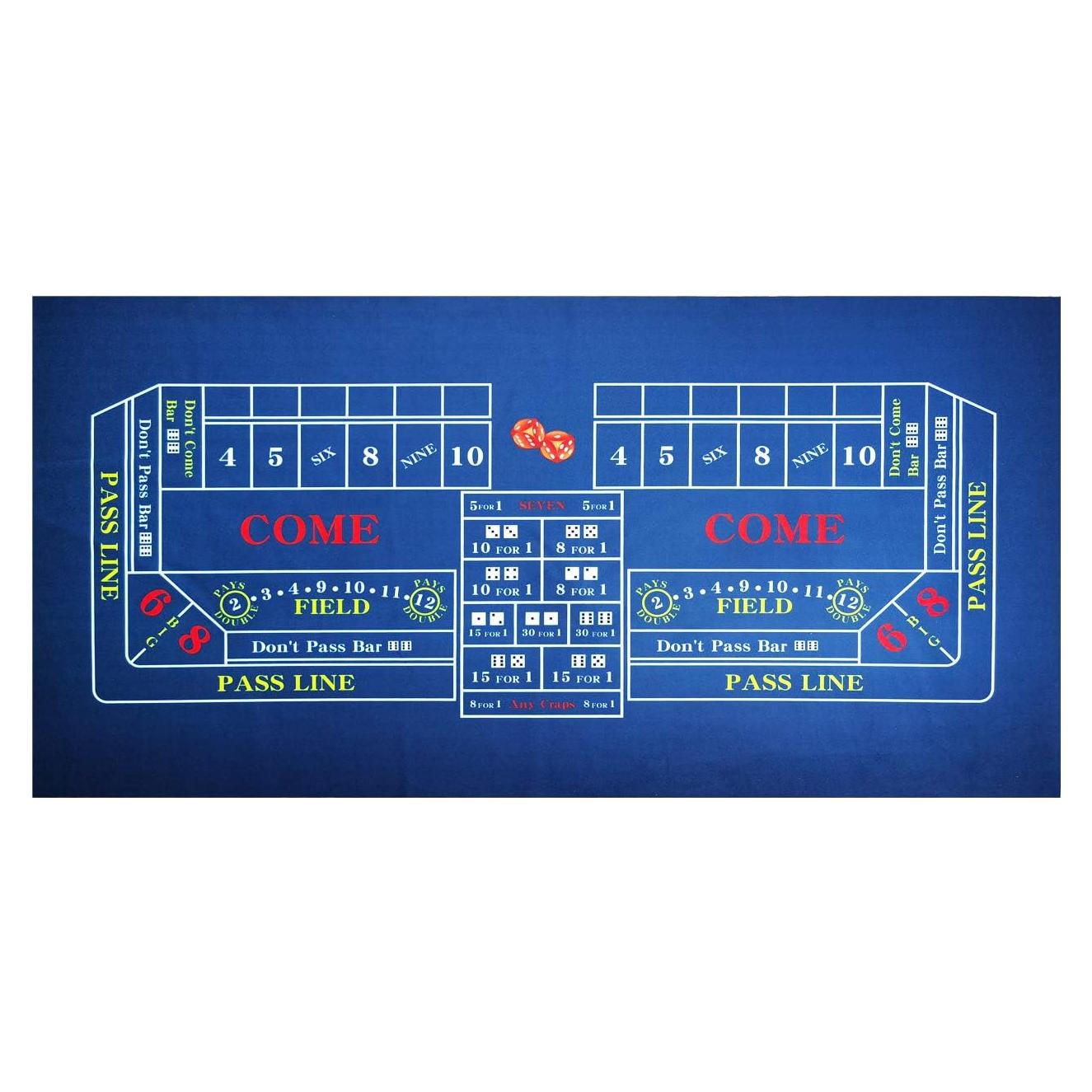 Feltro de Casino BALIKEN 91x183 cm para Craps