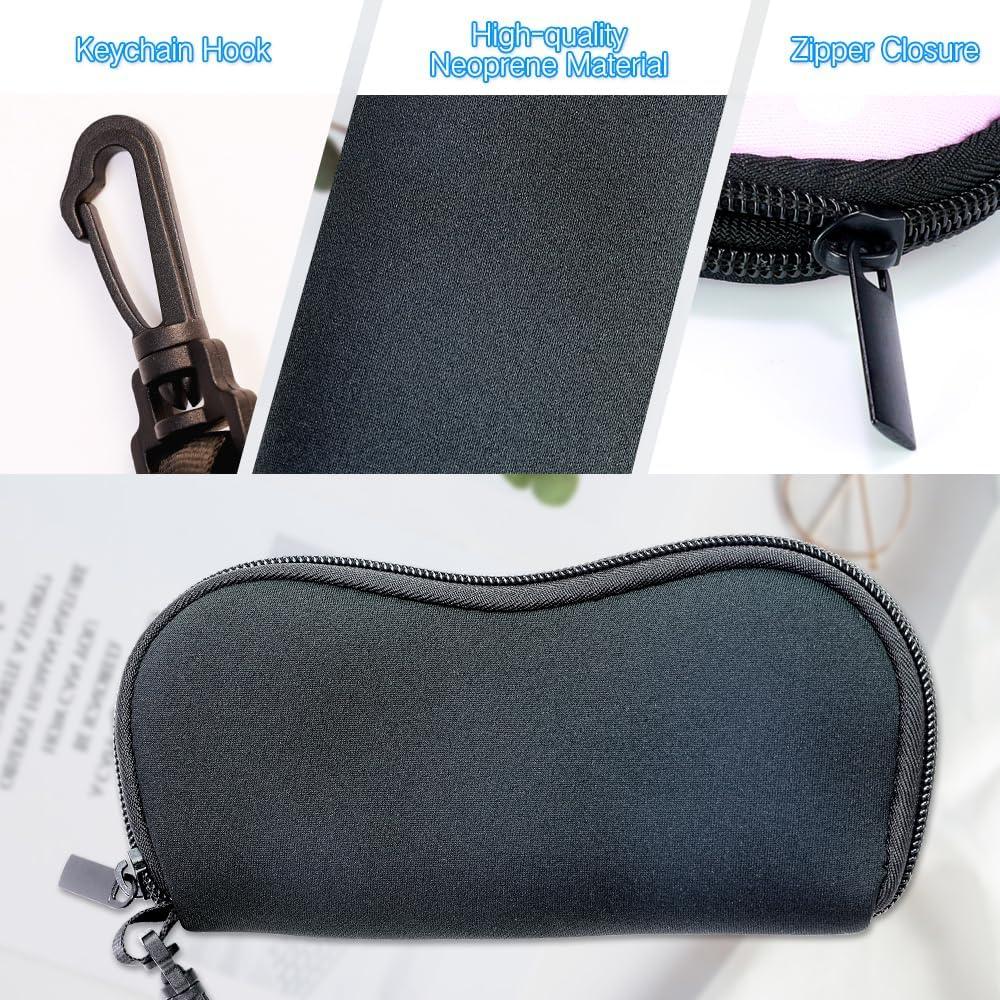 Estuche Kawaii para Gafas PERFECTSIGHT Neopreno Negro