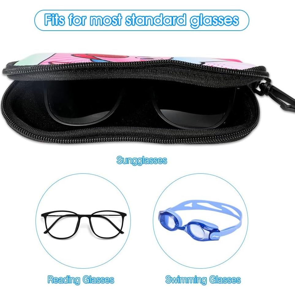 Estuche Kawaii para Gafas PERFECTSIGHT Neopreno Negro