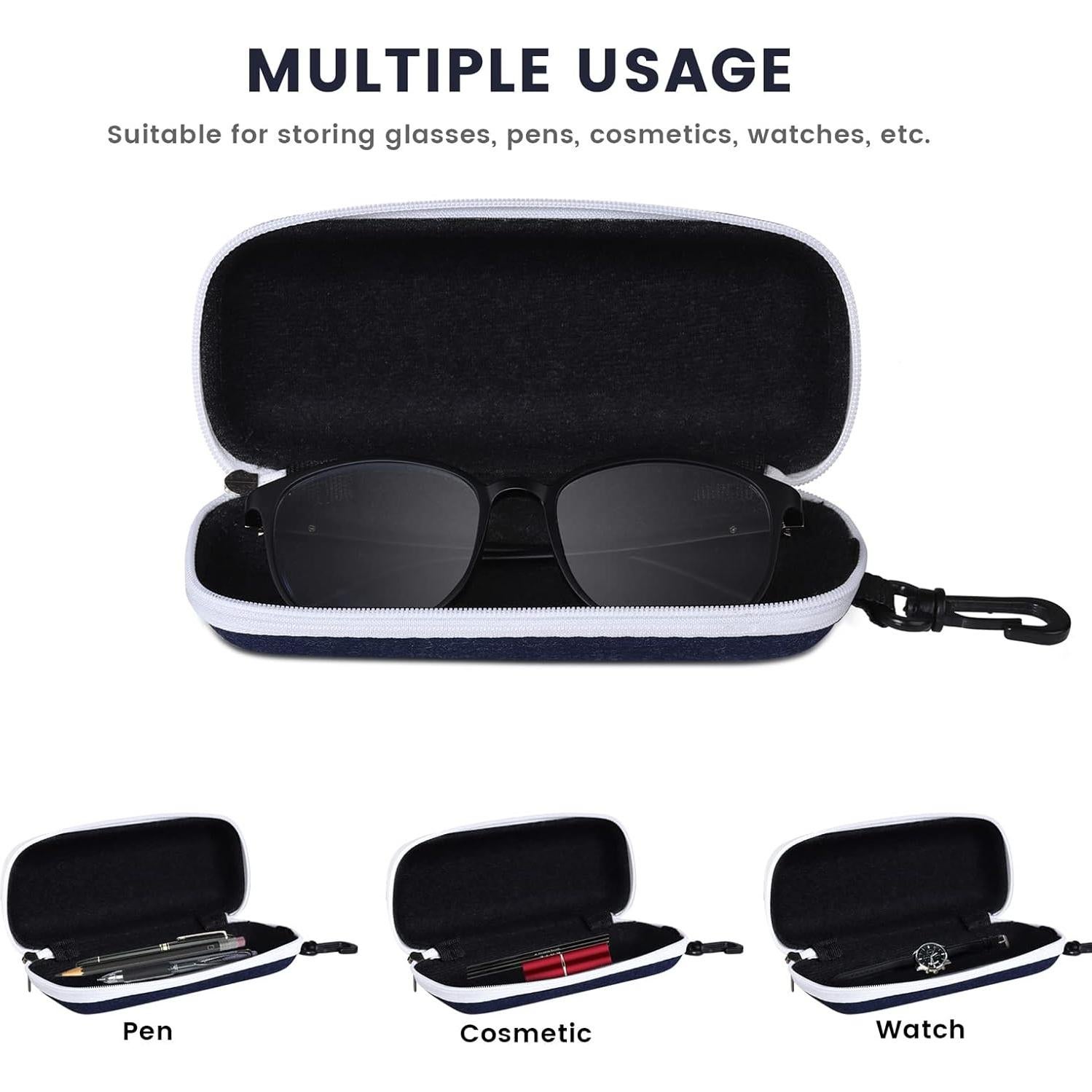 Estuche de Gafas Portátil Molshine Mezclilla 3 Piezas