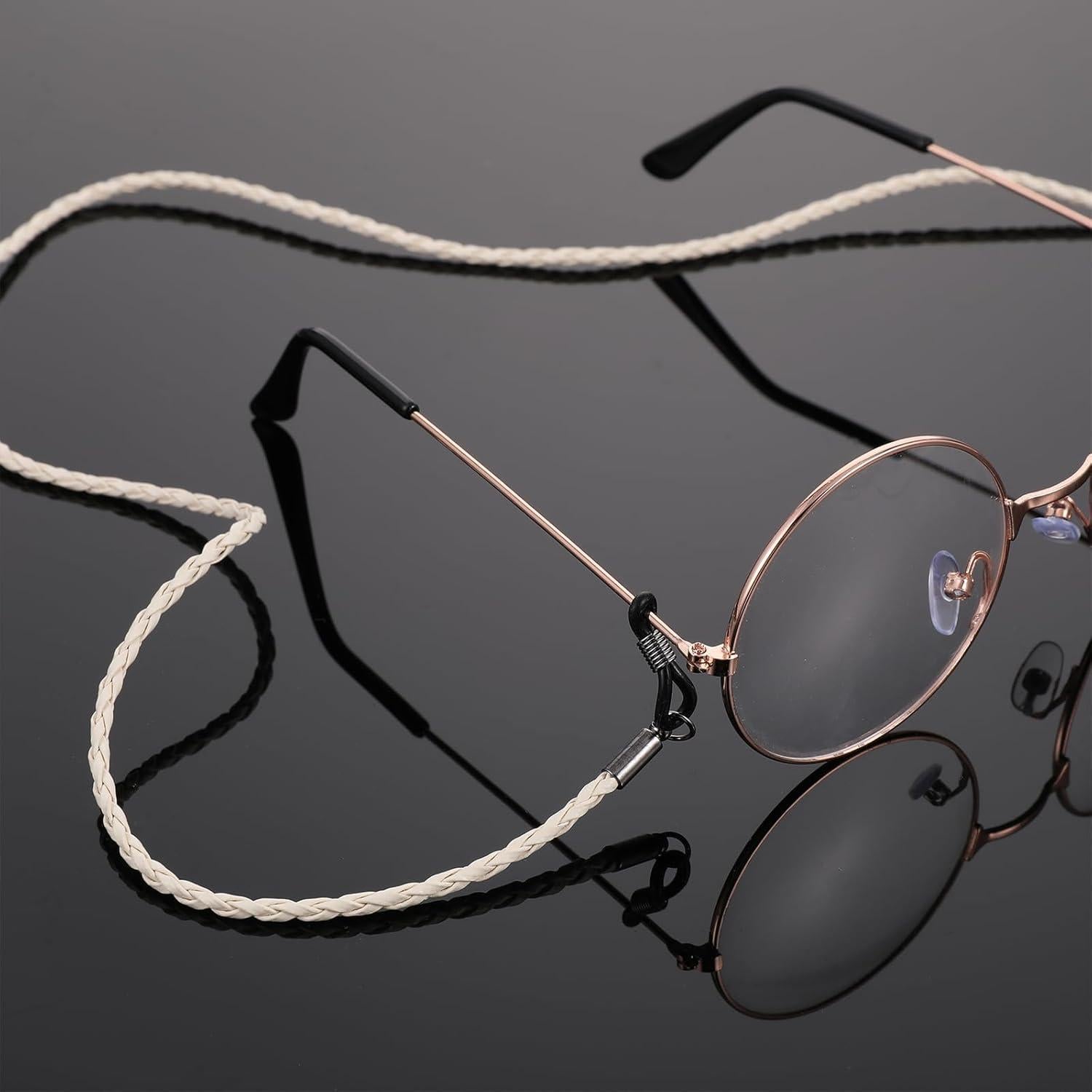 4 Correas de Gafas de Cuero PU Multicolor 70cm