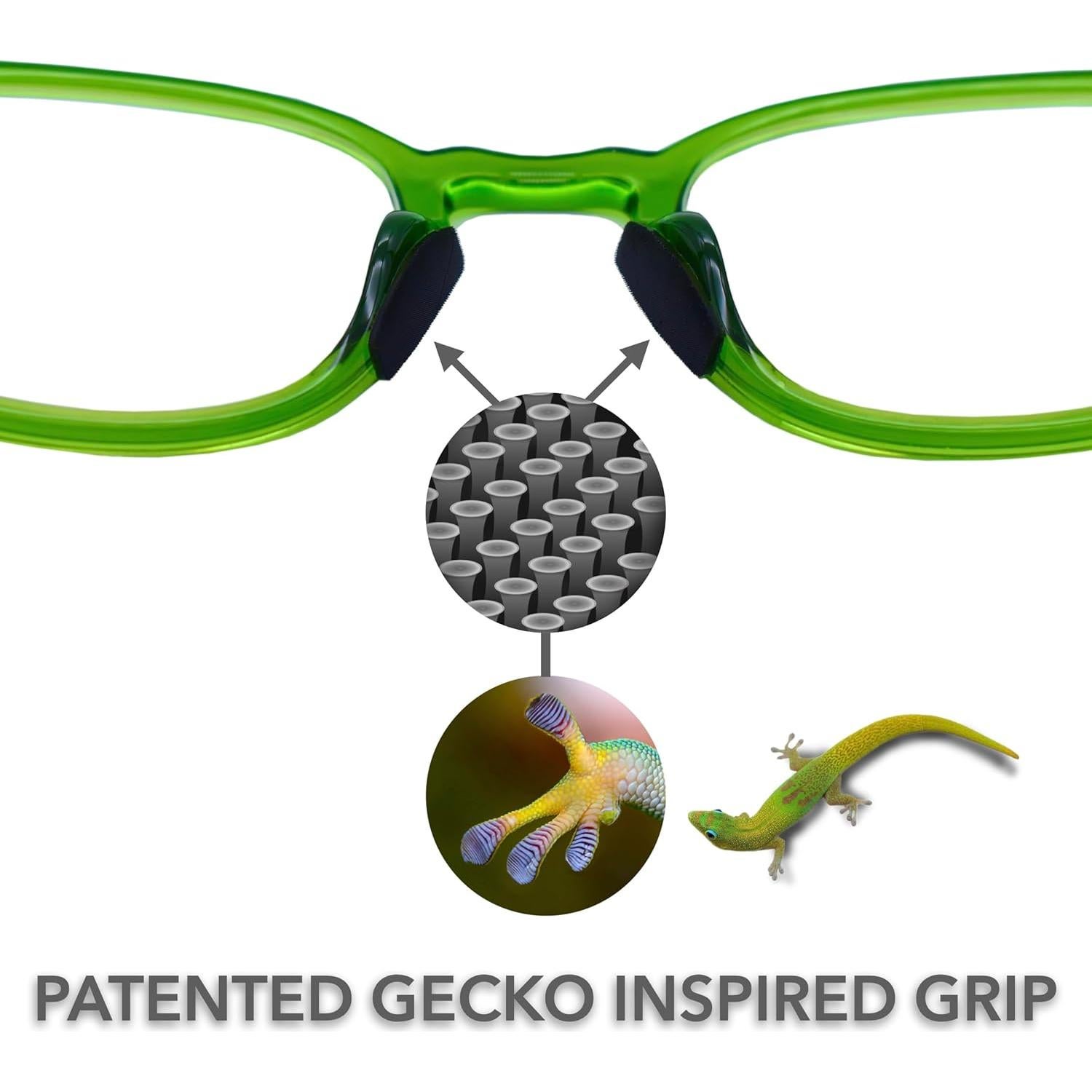 Setex Almohadillas Antideslizantes para Gafas 0.6mm - 5 Pares Negros